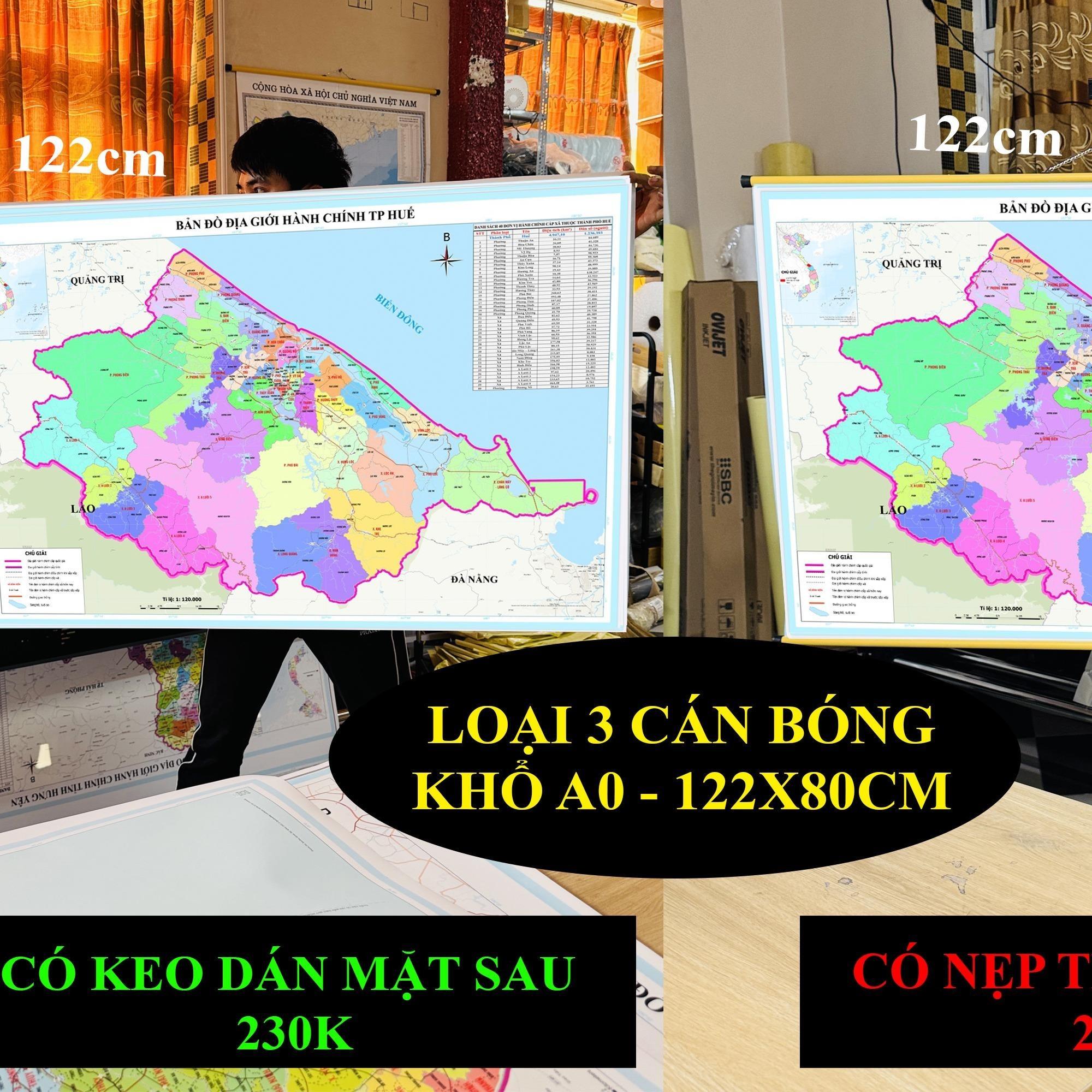 Bản Đồ TP Huế cập nhật 2026 có cả tên xã phường mới và cũ chi tiết