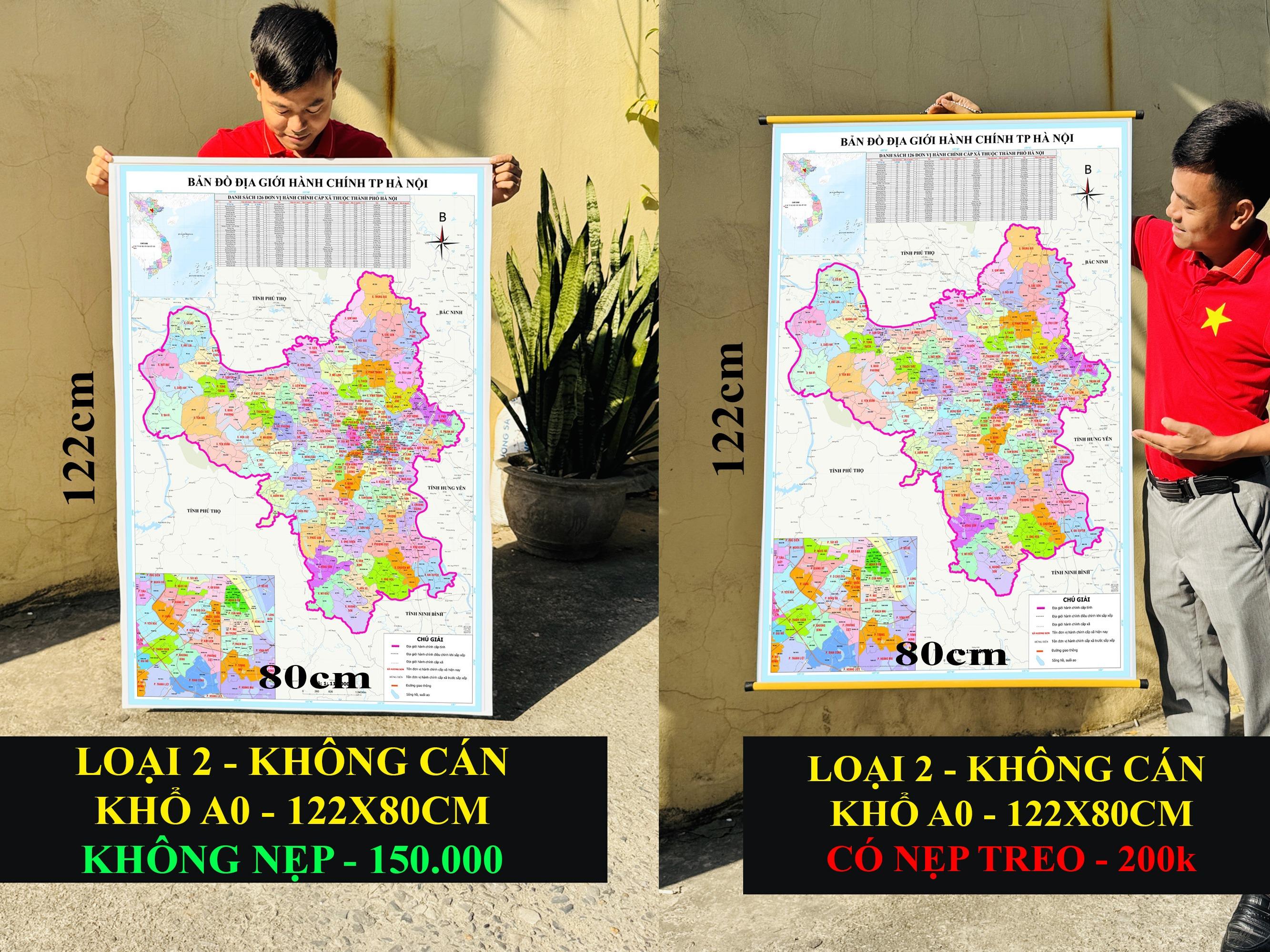 Bản Đồ TP Hà Nội cập nhật 2026 có cả tên xã phường mới và cũ chi tiết