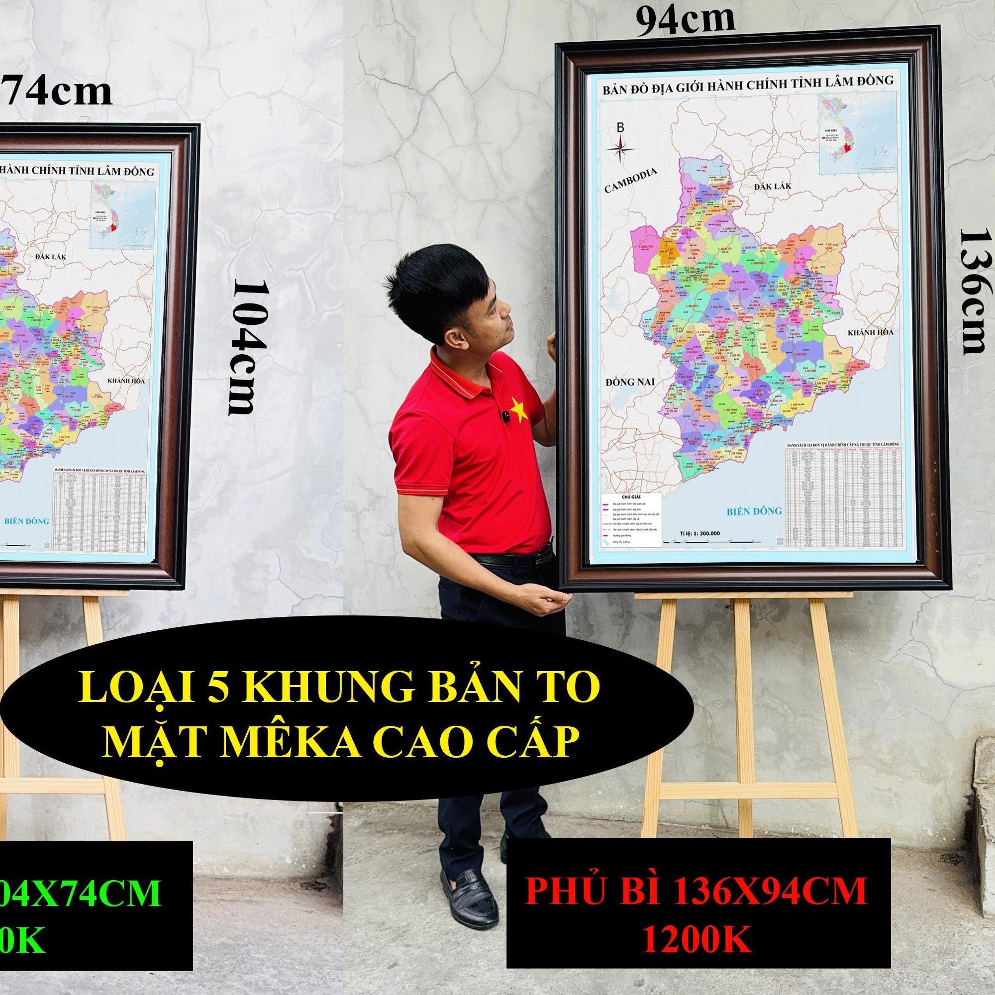 Bản Đồ Lâm Đồng (Đắk Nông, Bình Thuận và Lâm Đồng) cập nhật 2026