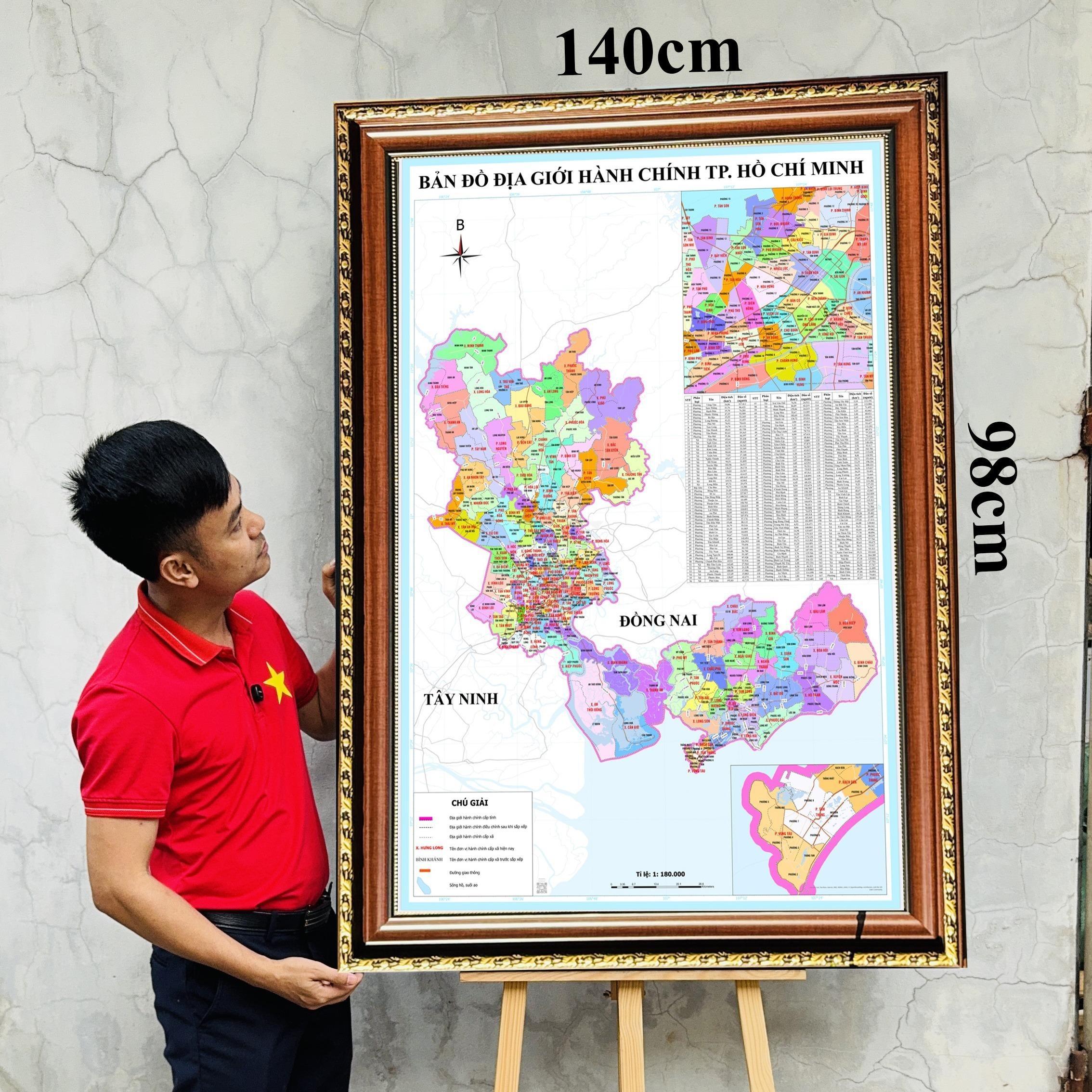 Bản Đồ TP Hồ Chí Minh (Bà Rịa - Vũng Tàu, Bình Dương và TP HCM) cập nhật 2026
