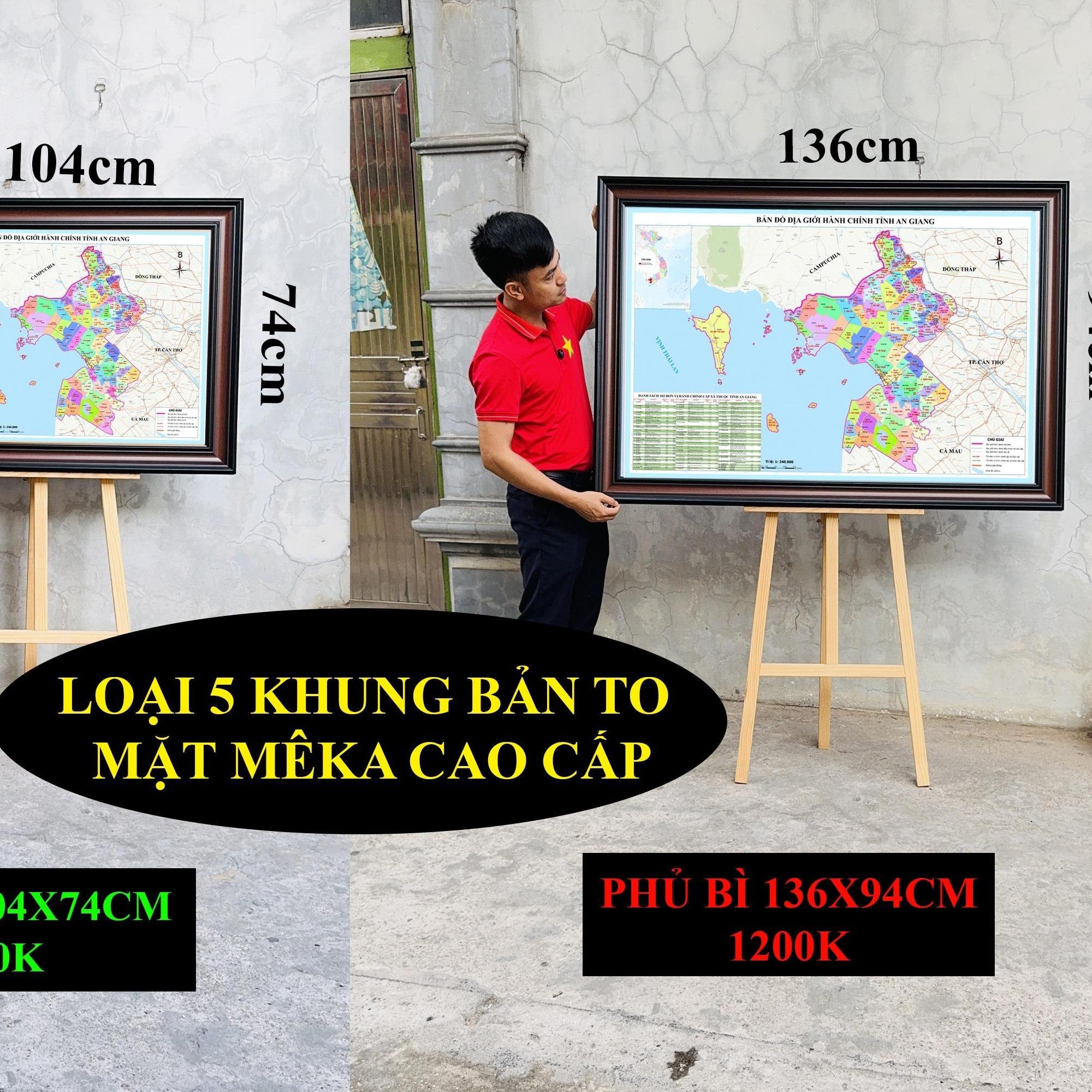 Bản Đồ An Giang (Kiên Giang và An Giang) cập nhật 2026 có cả tên xã phường mới và cũ chi tiết