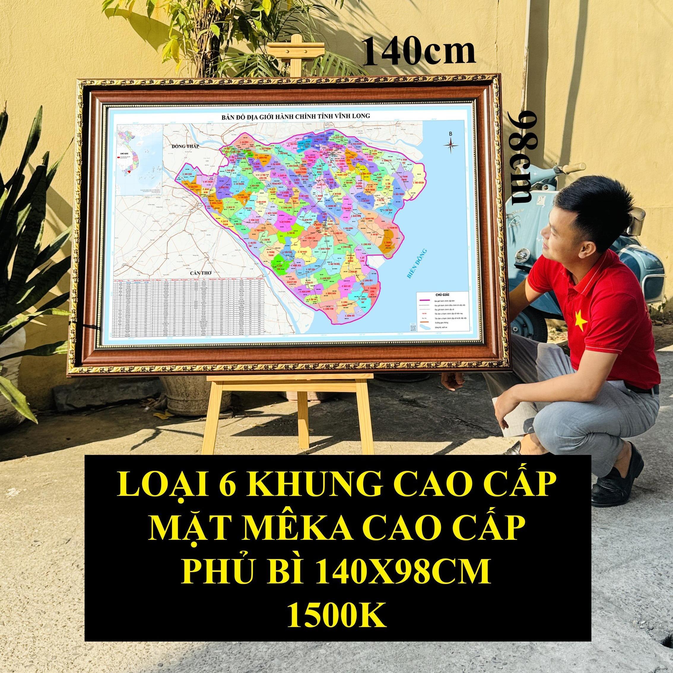 Bản Đồ Vĩnh Long (Bến Tre, Vĩnh Long và Trà Vinh) cập nhật 2026 có cả tên xã phường mới và cũ chi tiết
