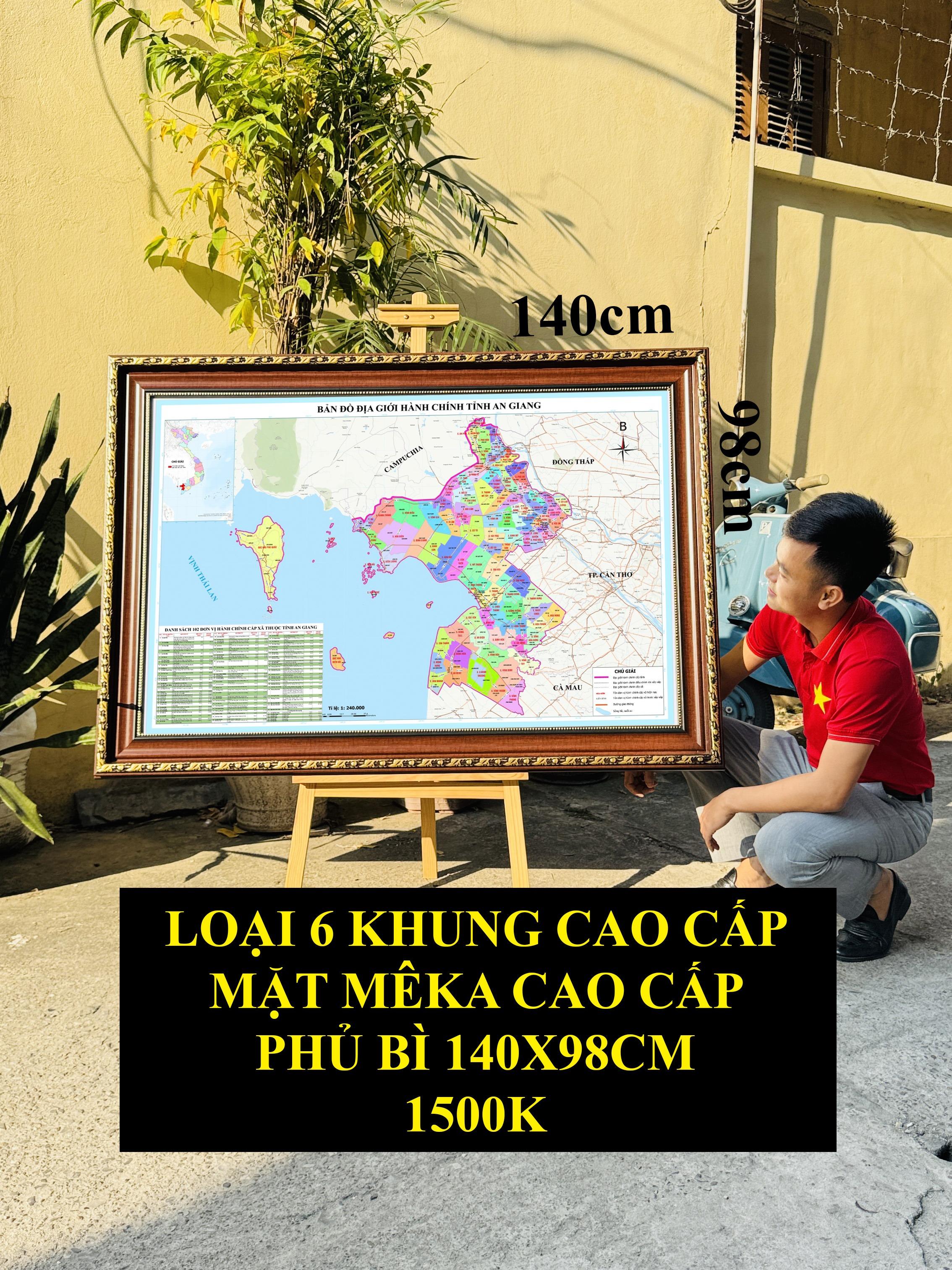 Bản Đồ An Giang (Kiên Giang và An Giang) cập nhật 2026 có cả tên xã phường mới và cũ chi tiết