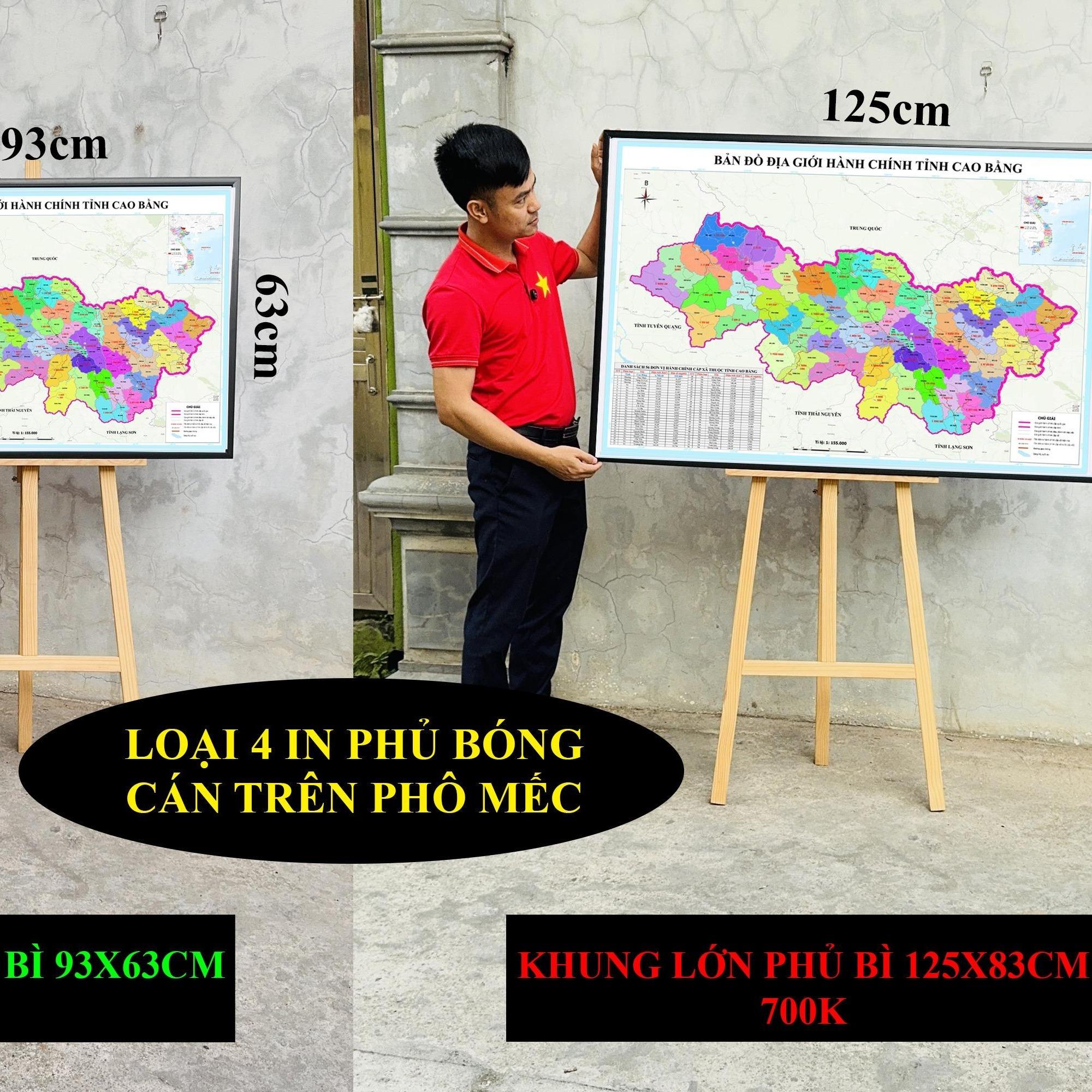 Bản Đồ Cao Bằng cập nhật 2026 có cả tên xã phường mới và cũ chi tiết