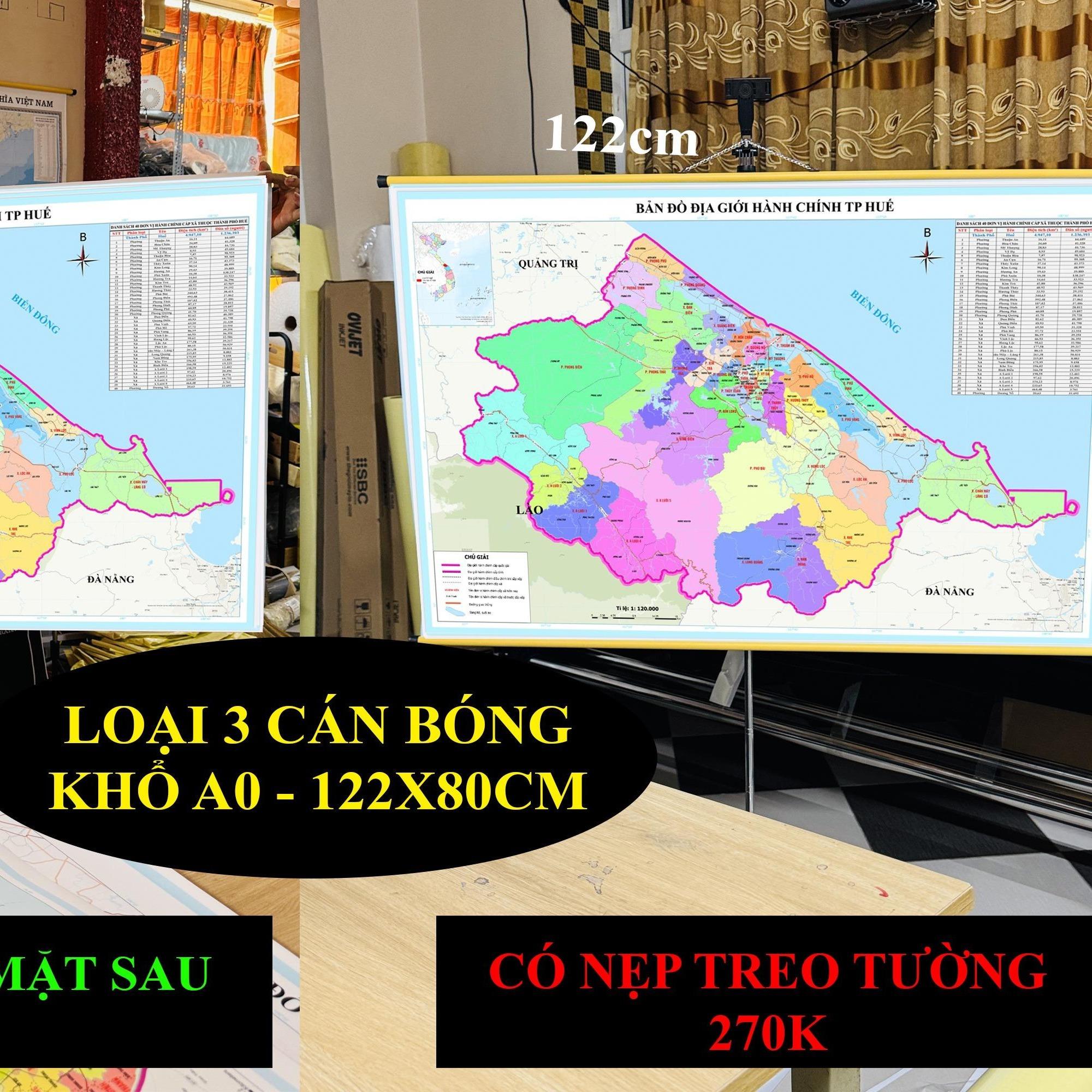 Bản Đồ TP Huế cập nhật 2026 có cả tên xã phường mới và cũ chi tiết