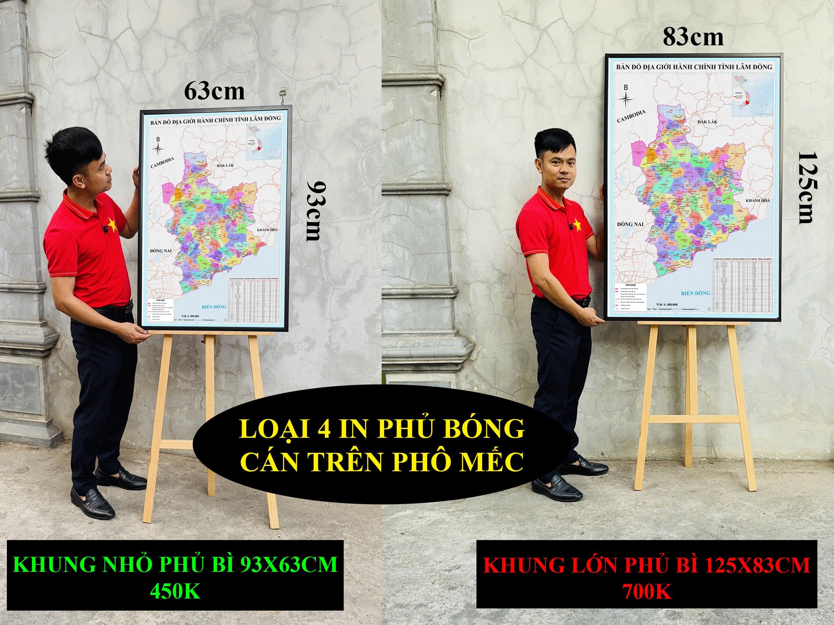 Bản Đồ Lâm Đồng (Đắk Nông, Bình Thuận và Lâm Đồng) cập nhật 2026