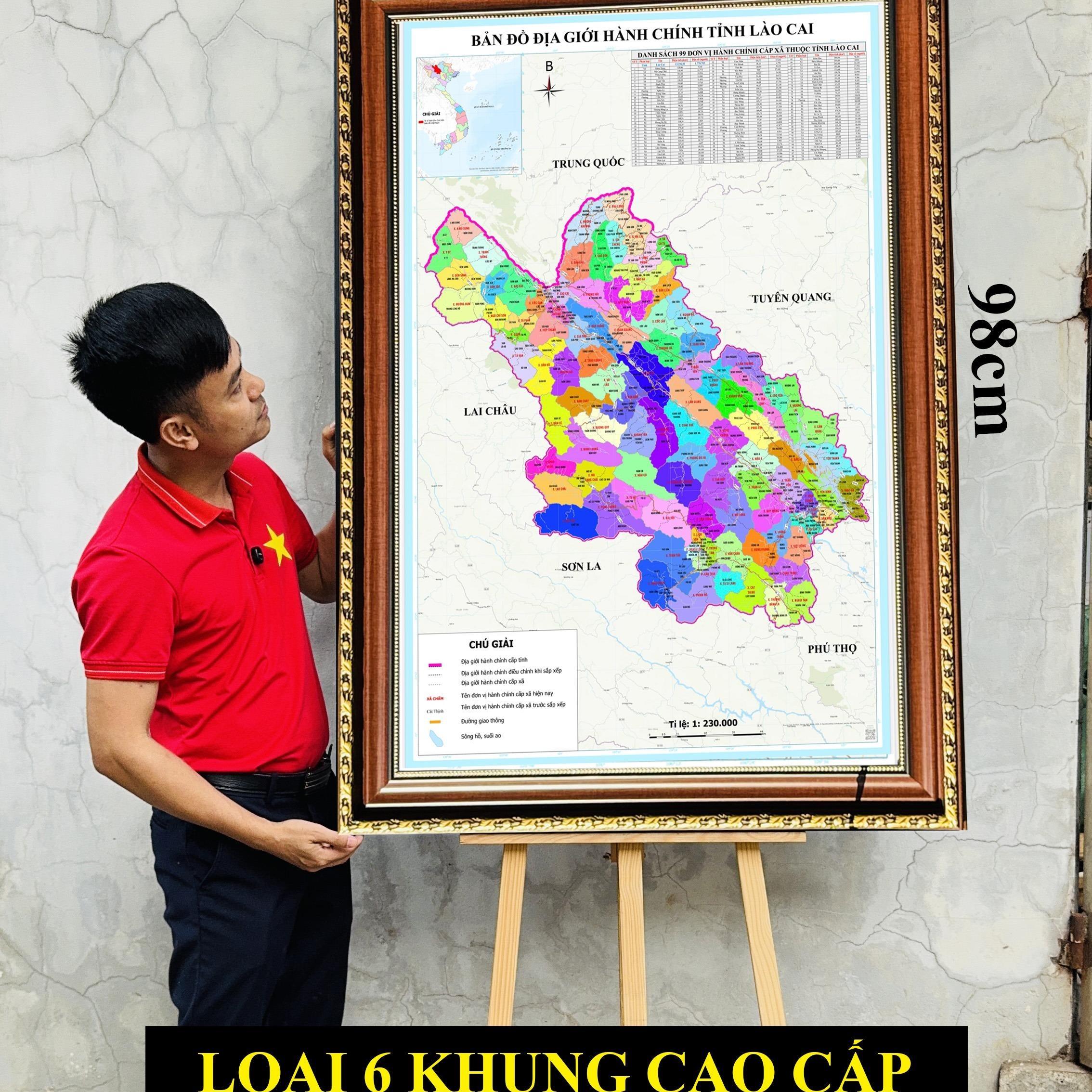 Bản Đồ Lào Cai (Lào Cai và Yên Bái) cập nhật 2026 có cả tên xã phường mới và cũ chi tiết