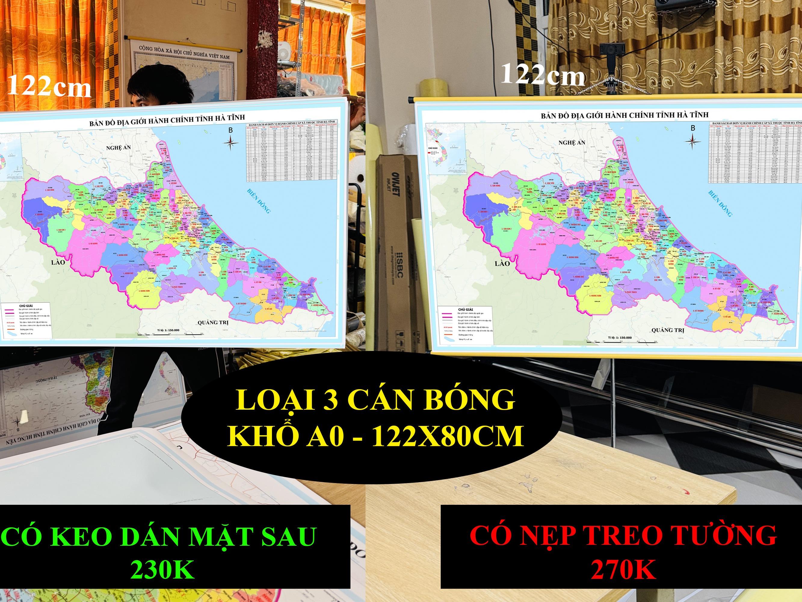 Bản Đồ Hà Tĩnh cập nhật 2026 đủ tên xã phường cũ và mới chi tiết