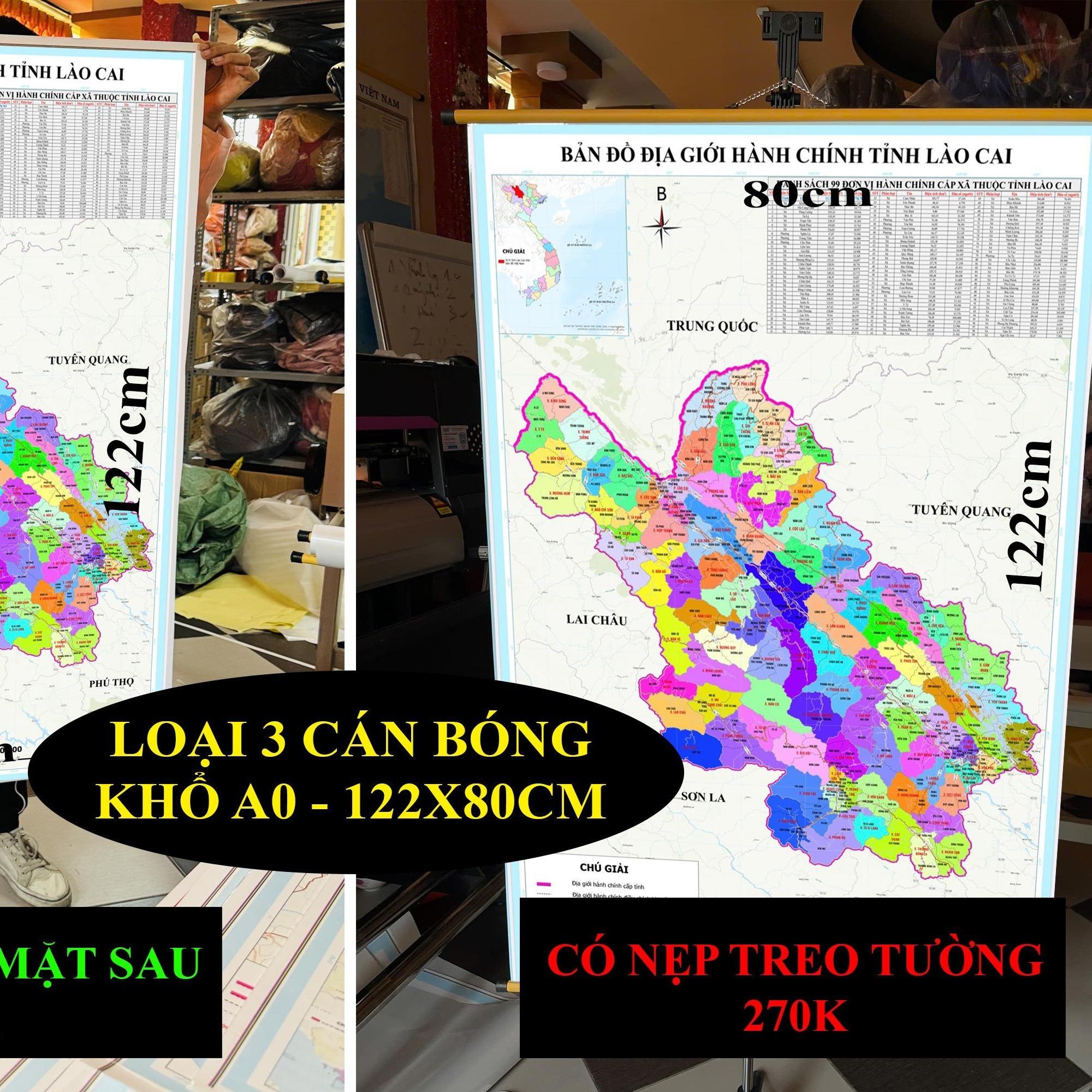 Bản Đồ Lào Cai (Lào Cai và Yên Bái) cập nhật 2026 có cả tên xã phường mới và cũ chi tiết