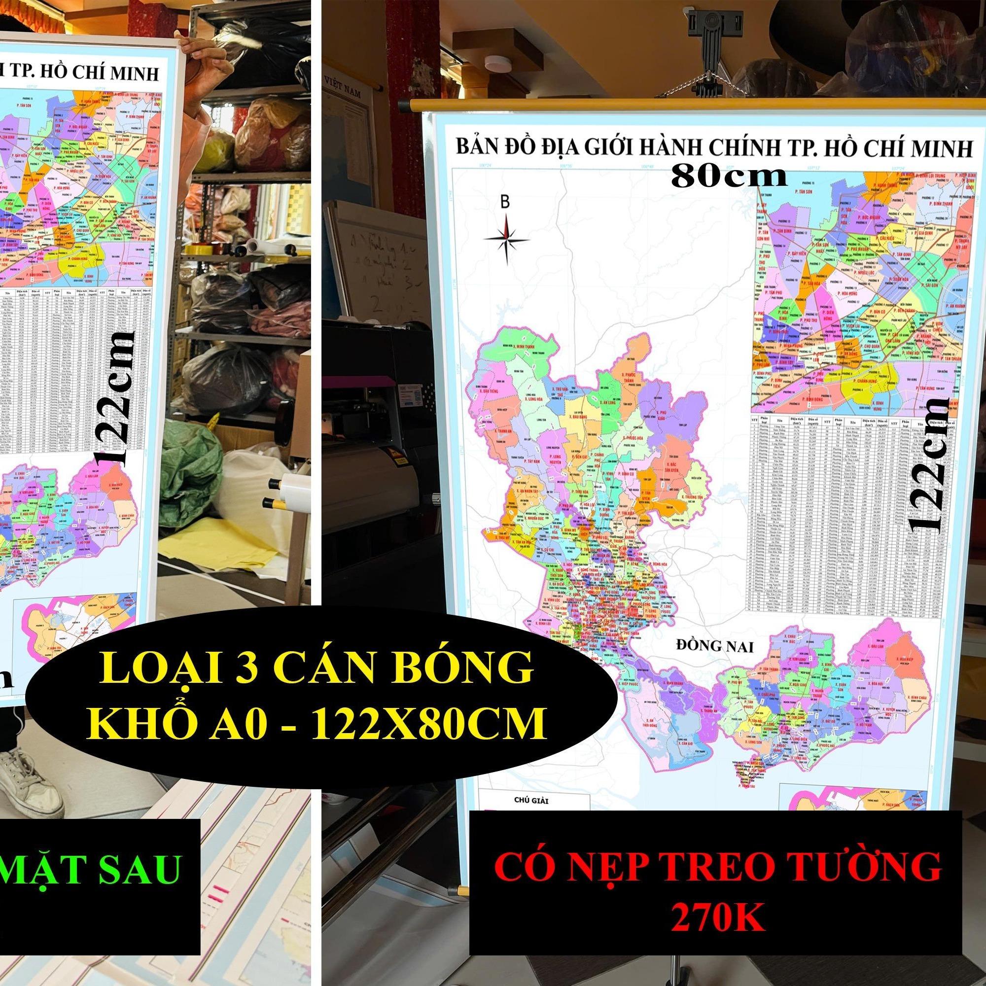 Bản Đồ TP Hồ Chí Minh (Bà Rịa - Vũng Tàu, Bình Dương và TP HCM) cập nhật 2026