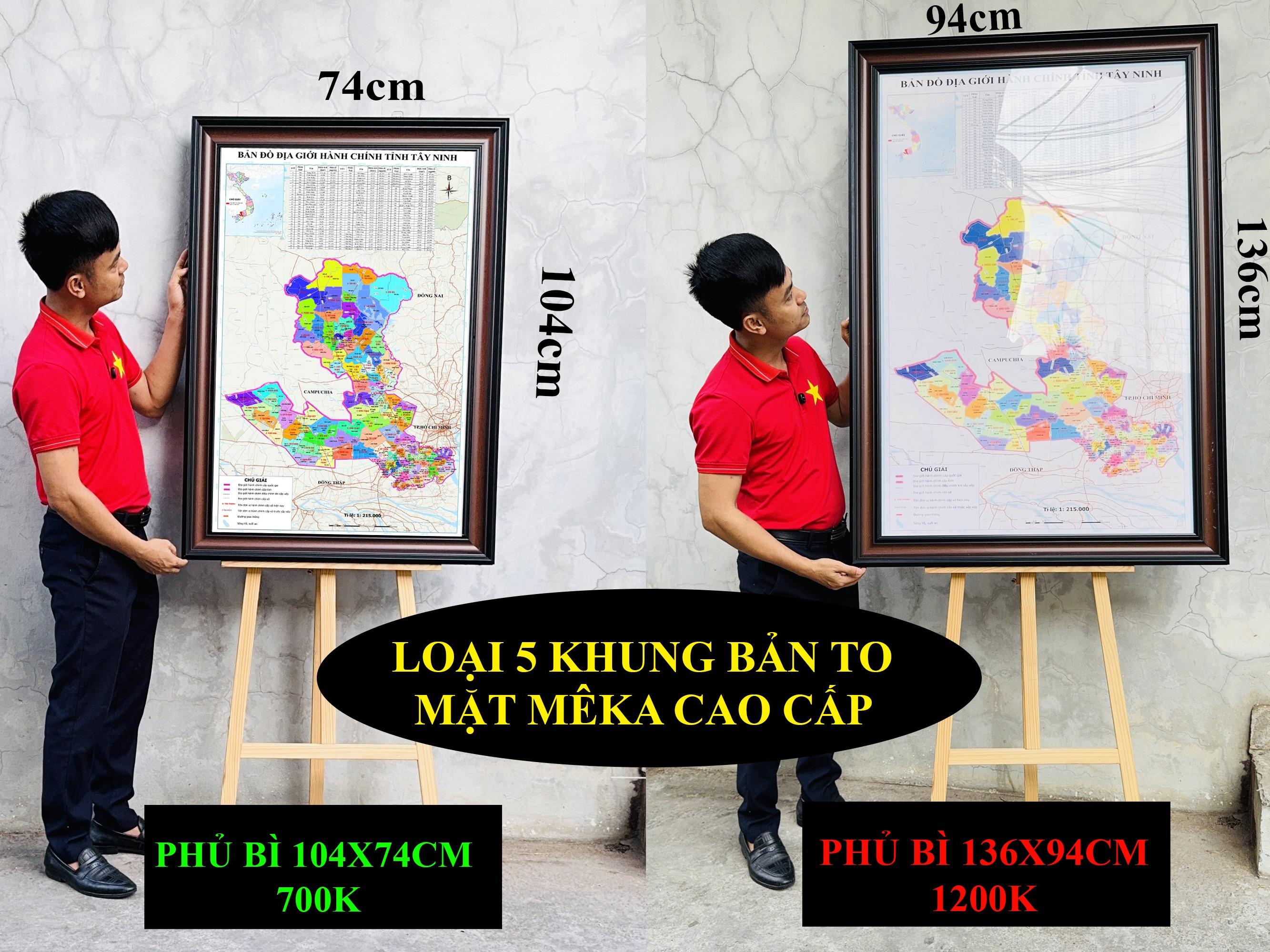 Bản Đồ Tây Ninh (Tây Ninh và Long An) cập nhật 2026 có cả tên xã phường mới và cũ chi tiết