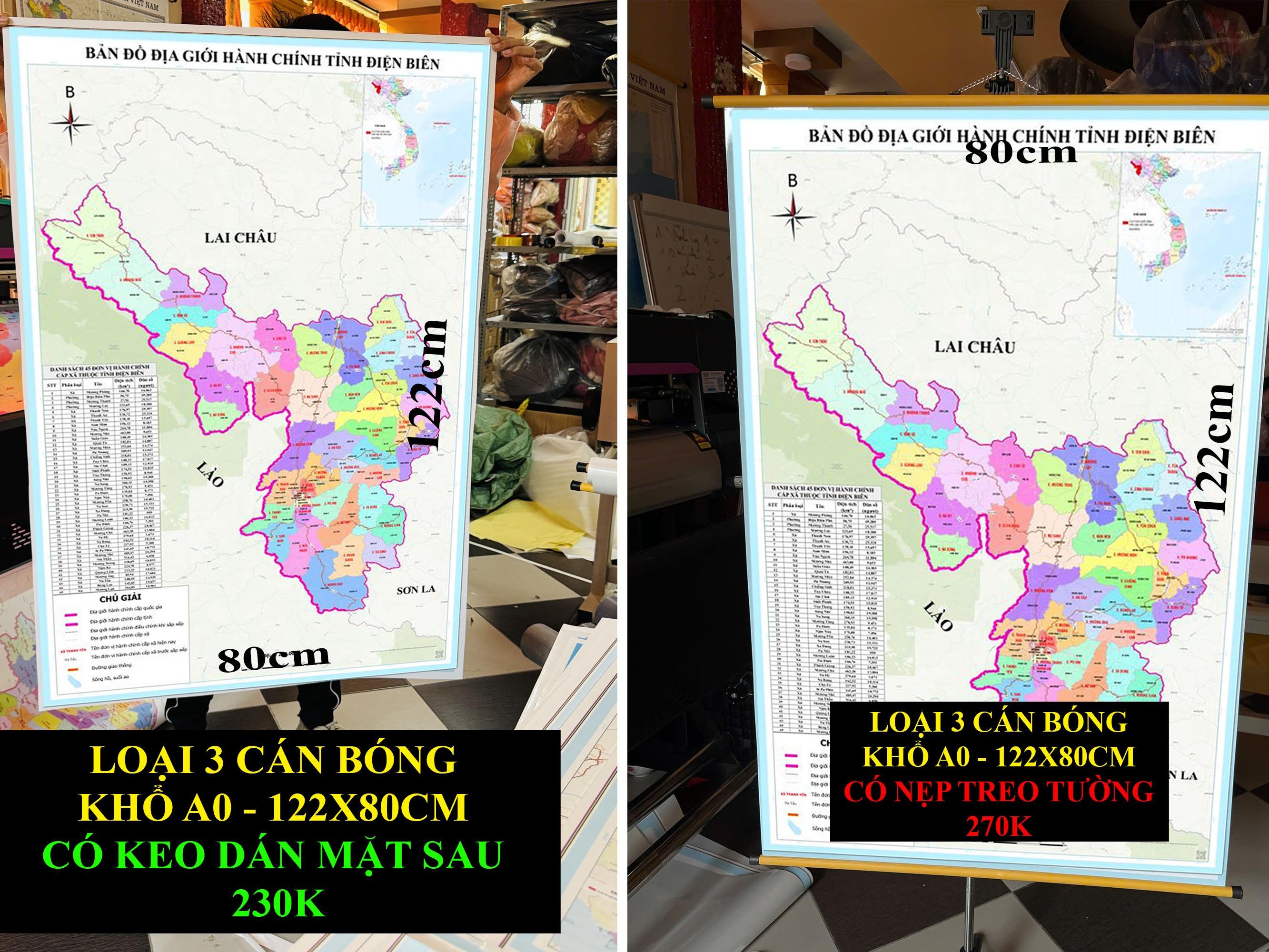 Bản Đồ Điện Biên cập nhật 2026 có cả tên xã phường mới và cũ chi tiết