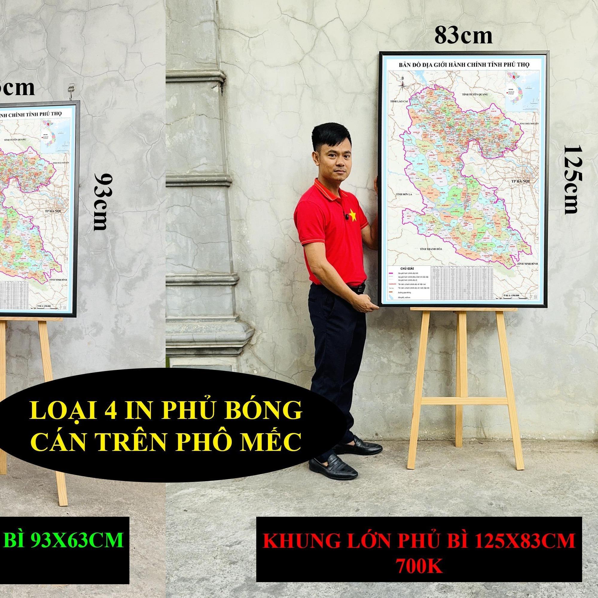 Bản Đồ Phú Thọ (Hòa Bình, Vĩnh Phúc, Phú Thọ) cập nhật 2026