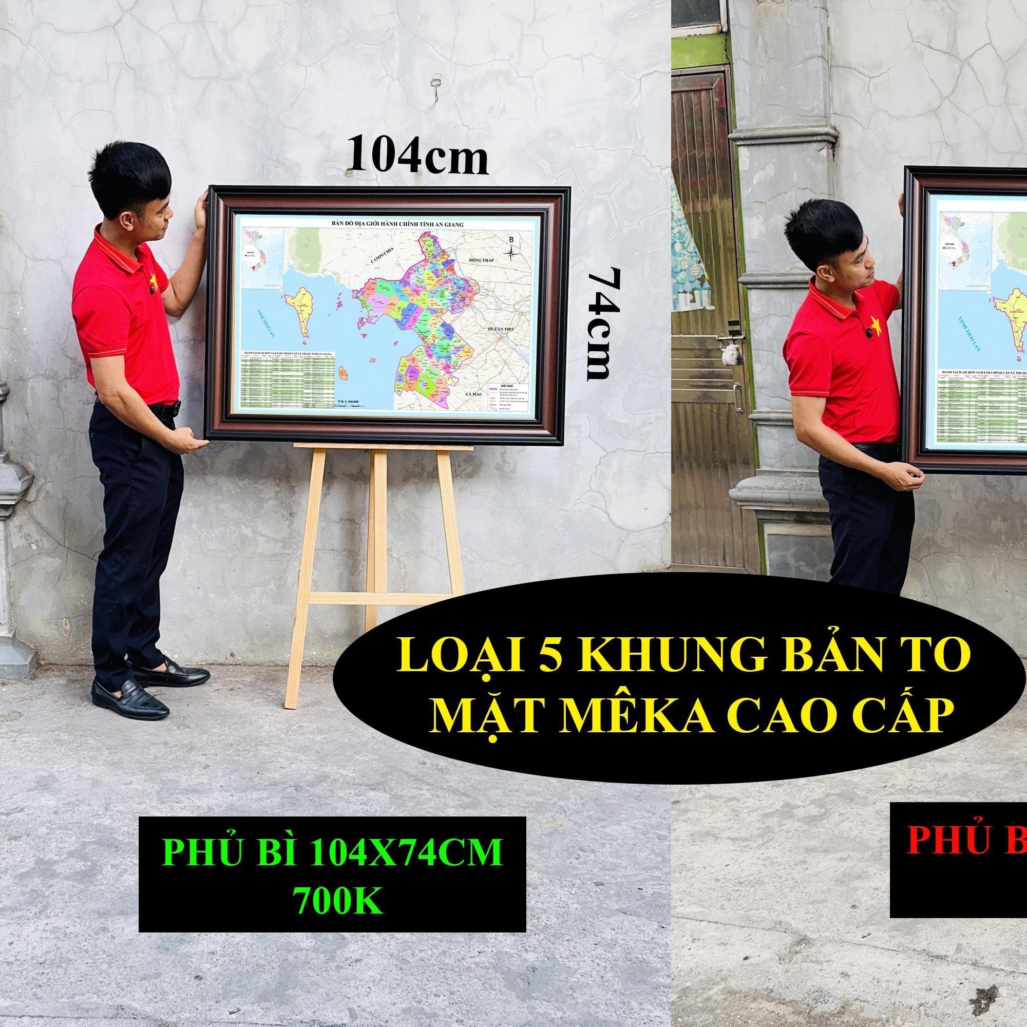 Bản Đồ An Giang (Kiên Giang và An Giang) cập nhật 2026 có cả tên xã phường mới và cũ chi tiết
