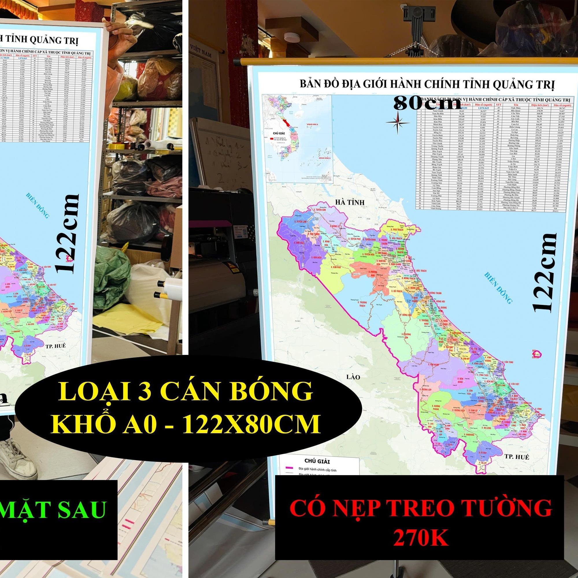 Bản Đồ Quảng Trị (Quảng Bình và Quảng Trị) cập nhật 2026