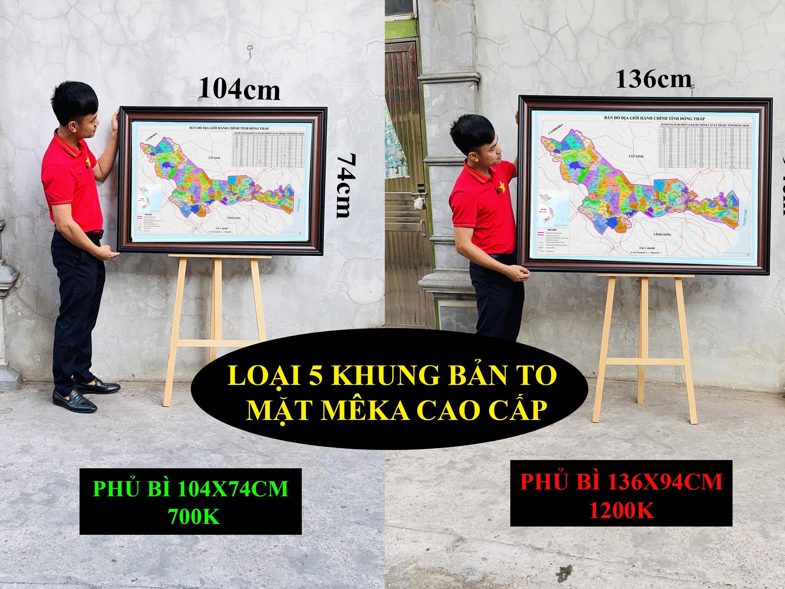 Bản Đồ Đồng Tháp (Tiền Giang và Đồng Tháp) cập nhật 2026 có cả tên xã phường mới và cũ chi tiết