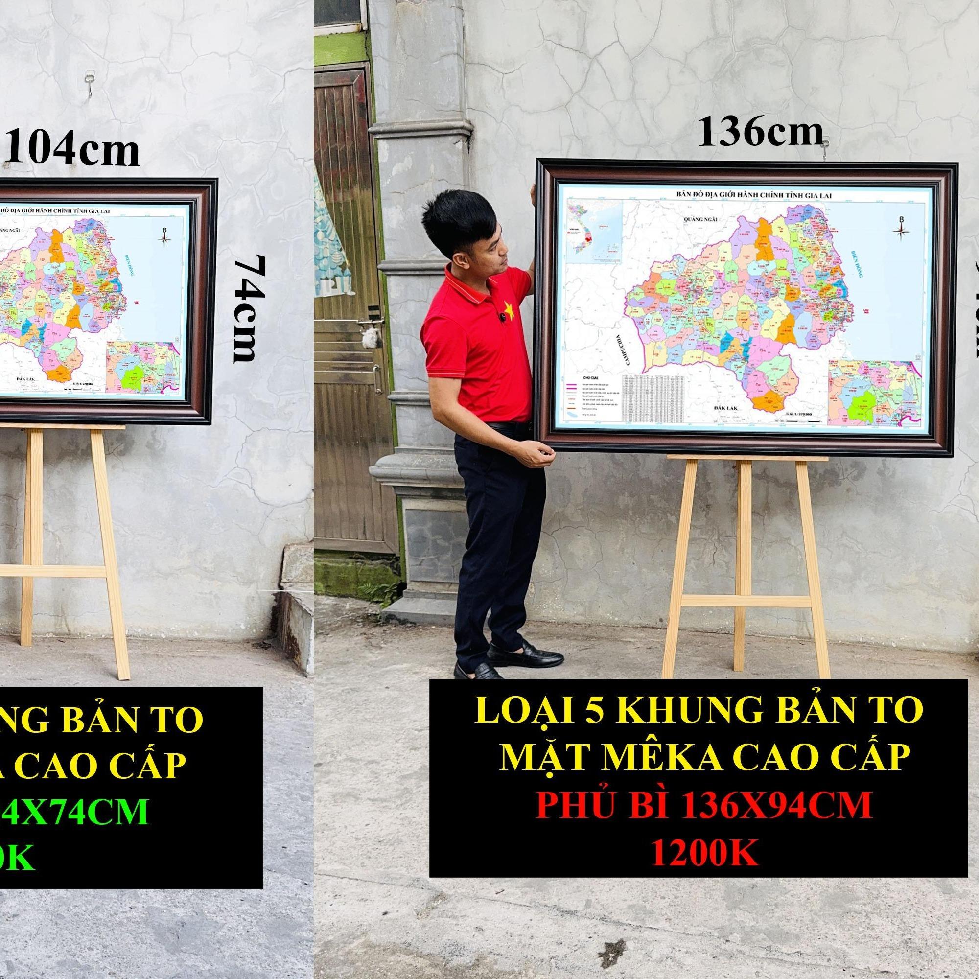 Bản Đồ Gia Lai (Gia Lai và Bình Định) cập nhật 2026
