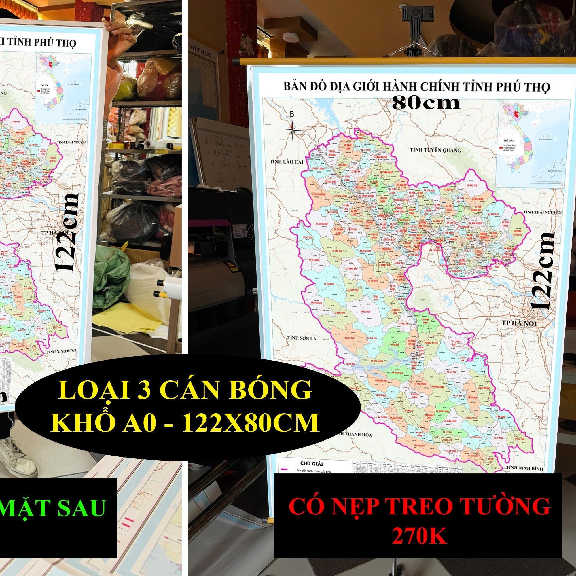 Bản Đồ Phú Thọ (Hòa Bình, Vĩnh Phúc, Phú Thọ) cập nhật 2026