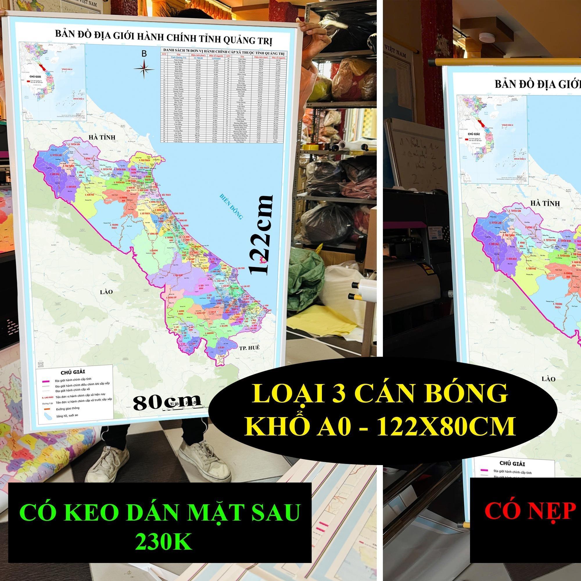 Bản Đồ Quảng Trị (Quảng Bình và Quảng Trị) cập nhật 2026