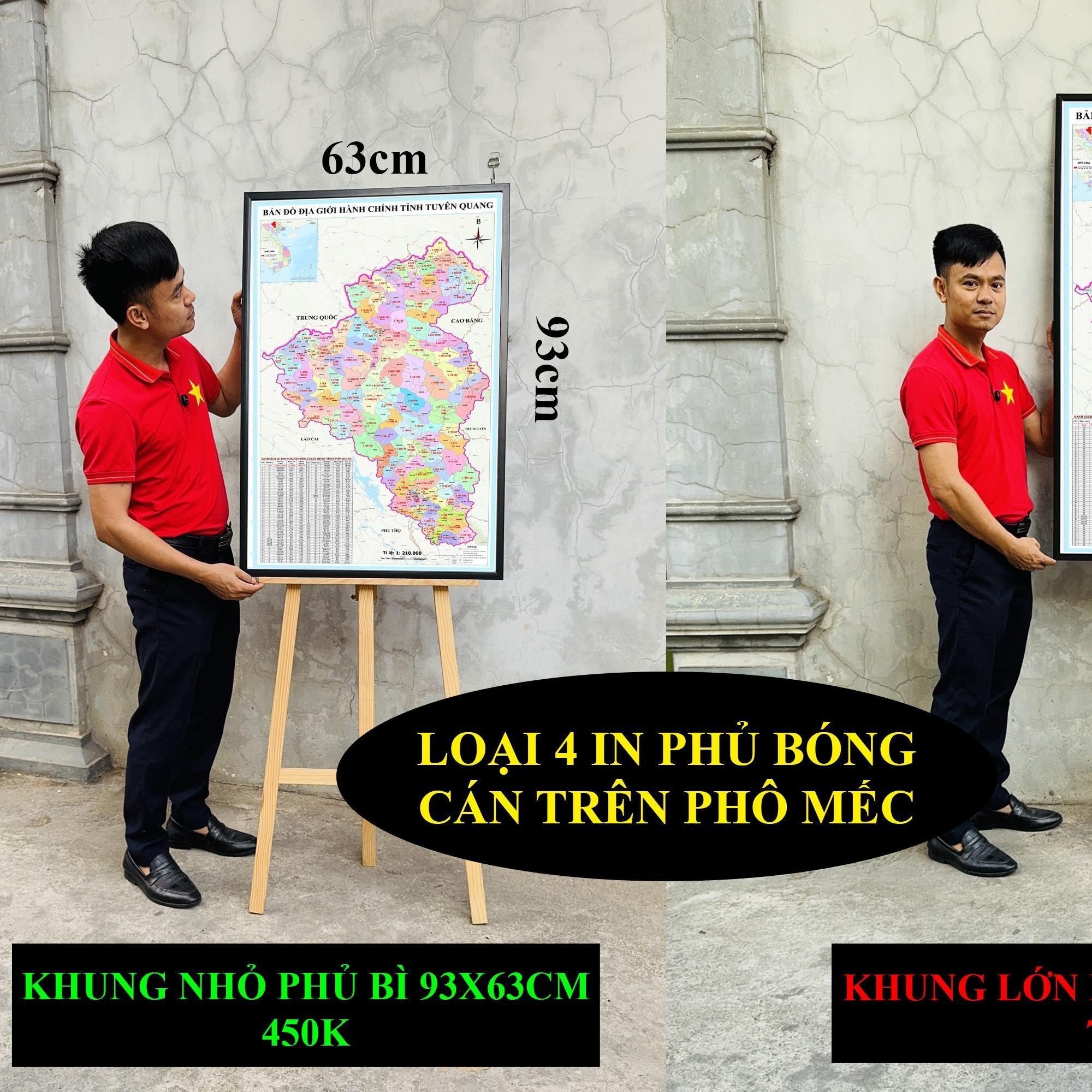 Bản Đồ Tuyên Quang cập nhật 2026 có cả tên xã phường mới và cũ chi tiết