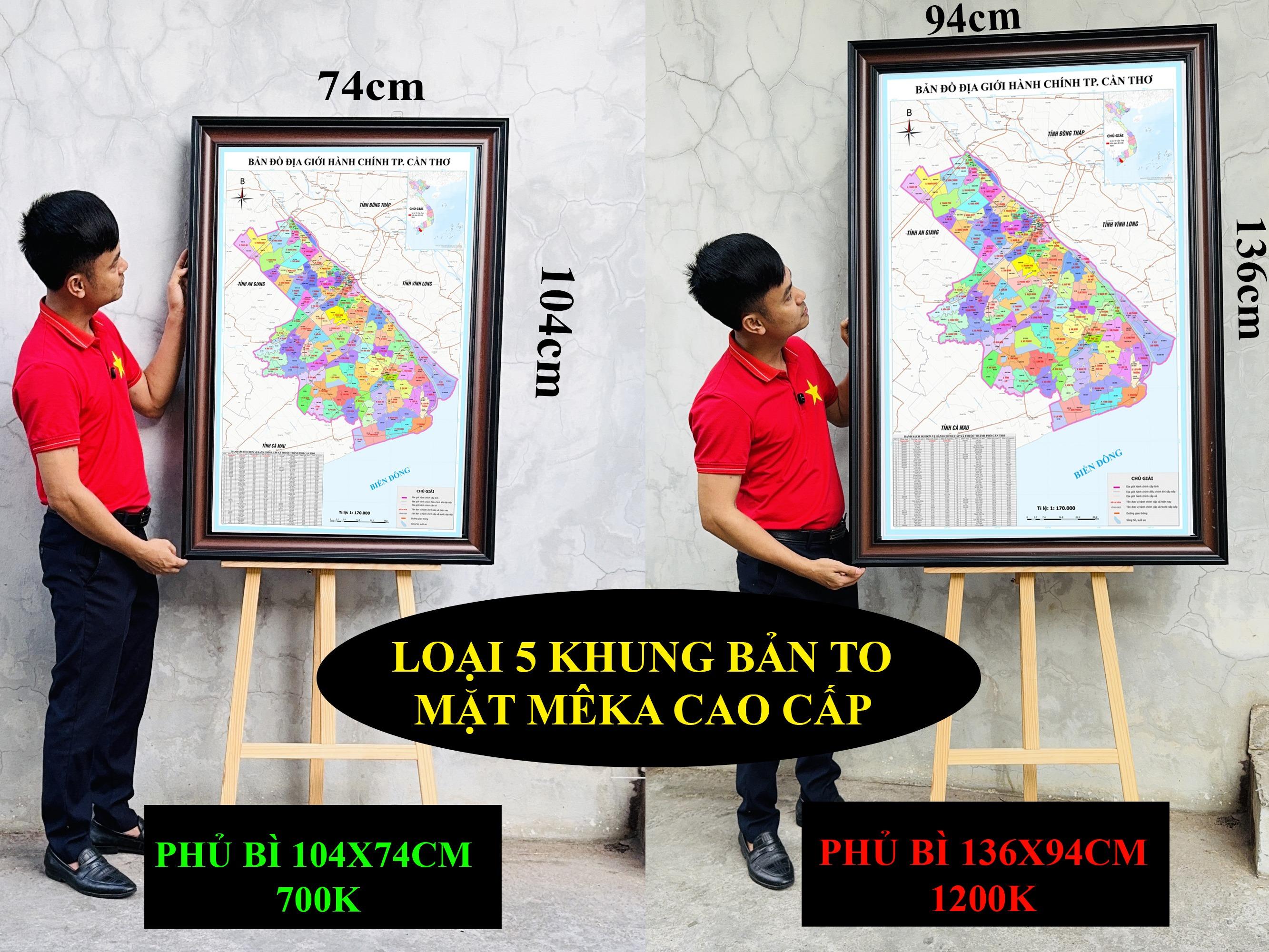 Bản Đồ TP Cần Thơ (Sóc Trăng, Hậu Giang và TP Cần Thơ) cập nhật 2026 có cả tên xã phường mới và cũ chi tiết