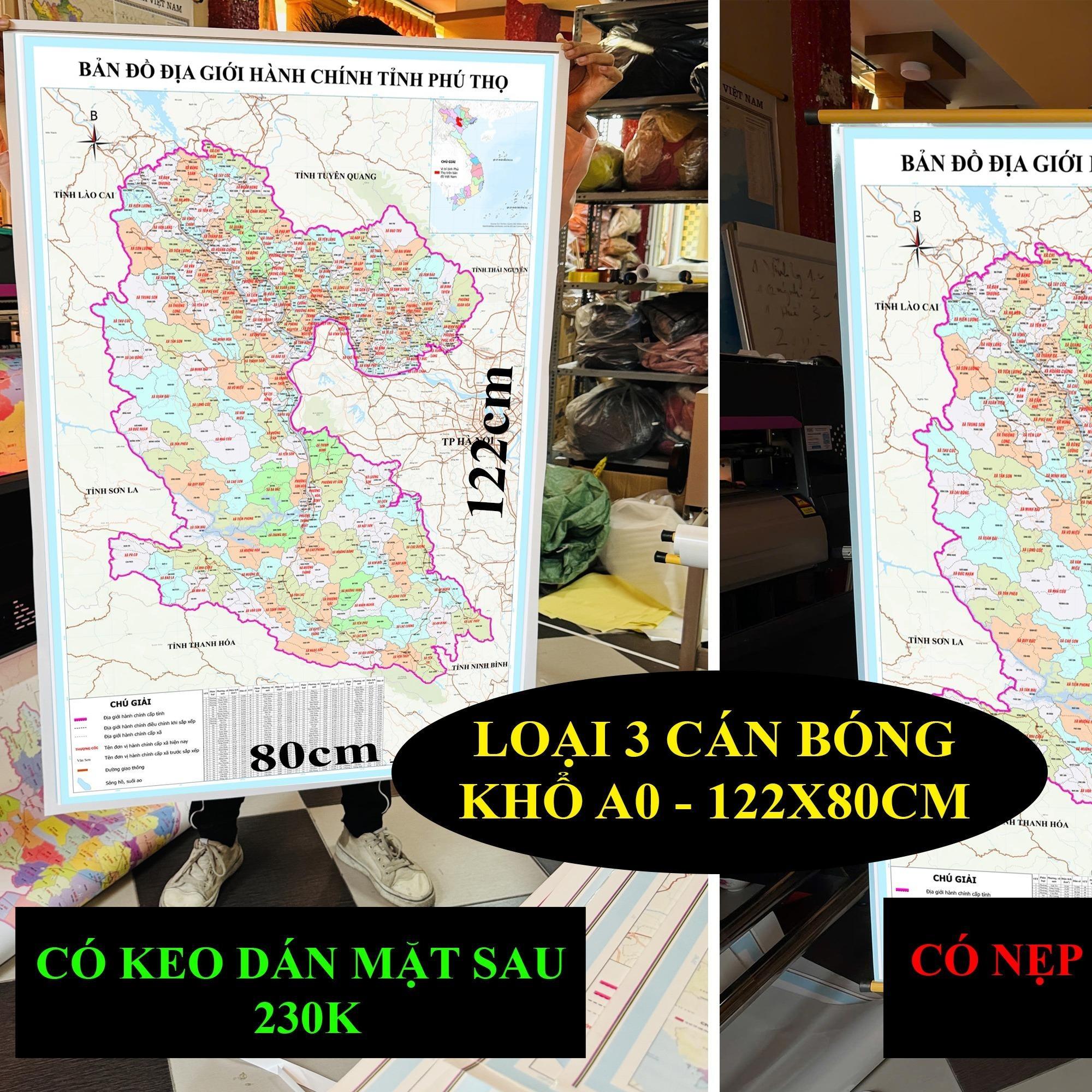 Bản Đồ Phú Thọ (Hòa Bình, Vĩnh Phúc, Phú Thọ) cập nhật 2026