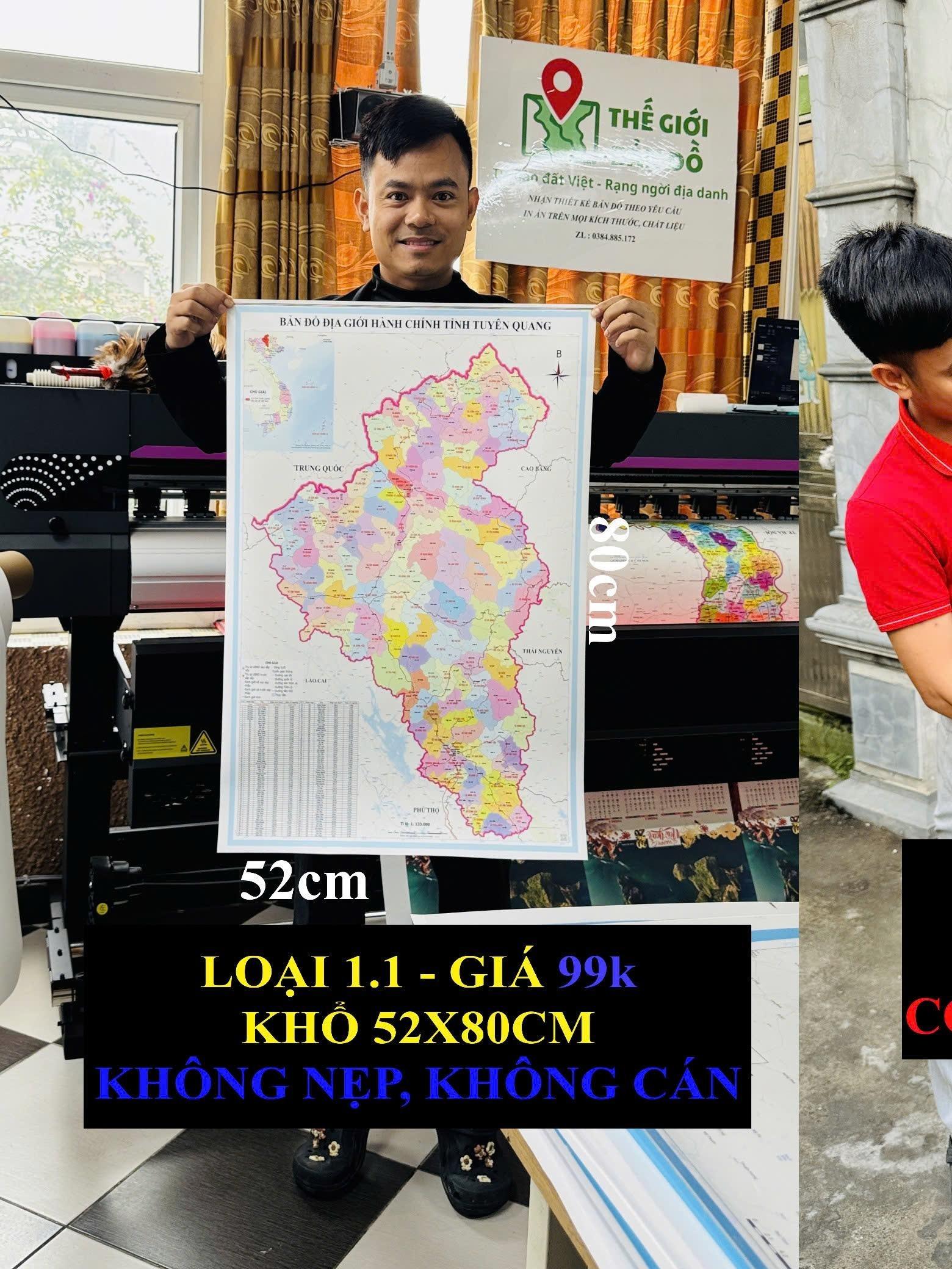 Bản Đồ Tuyên Quang cập nhật 2026 có cả tên xã phường mới và cũ chi tiết