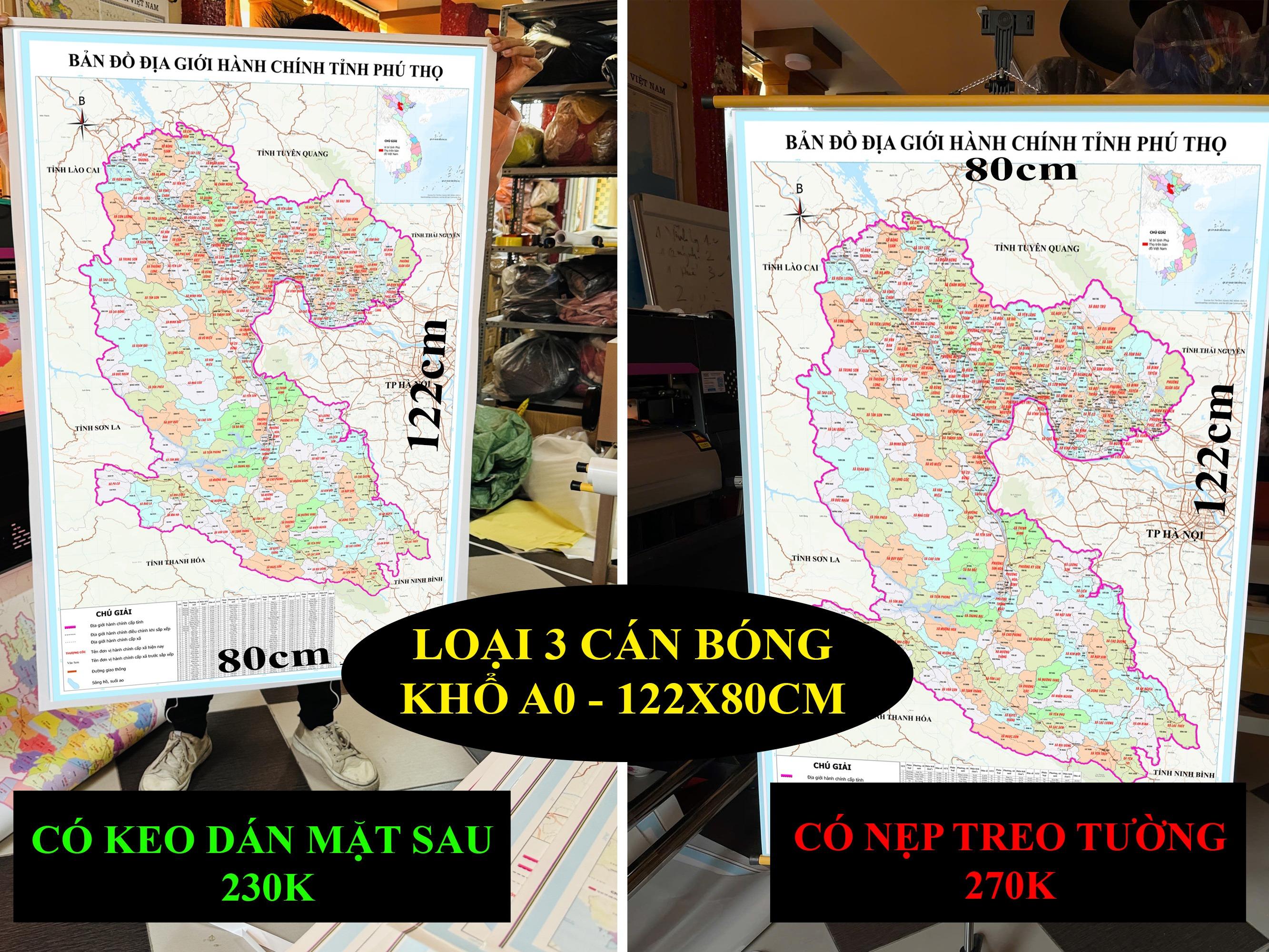 Bản Đồ Phú Thọ (Hòa Bình, Vĩnh Phúc, Phú Thọ) cập nhật 2026