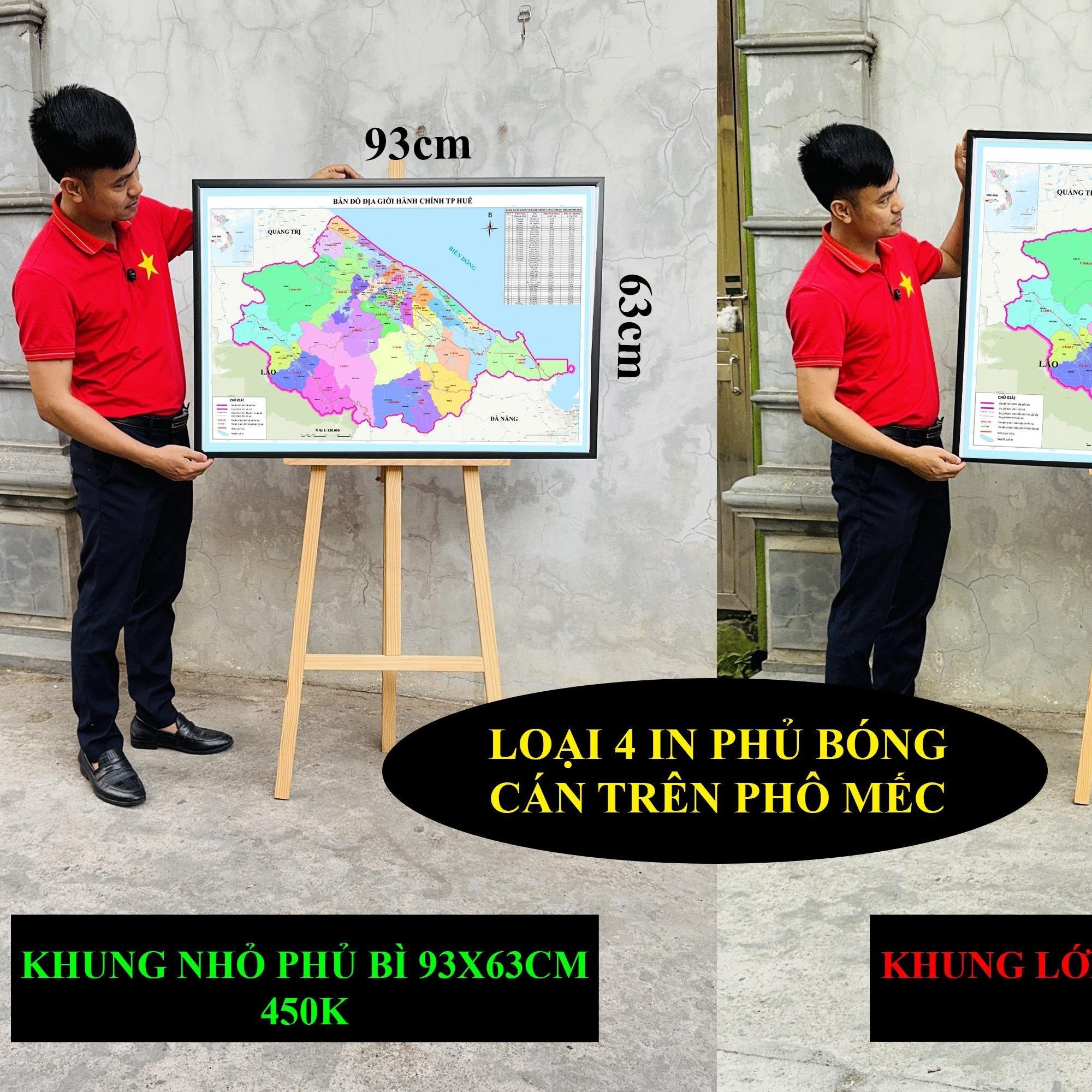 Bản Đồ TP Huế cập nhật 2026 có cả tên xã phường mới và cũ chi tiết