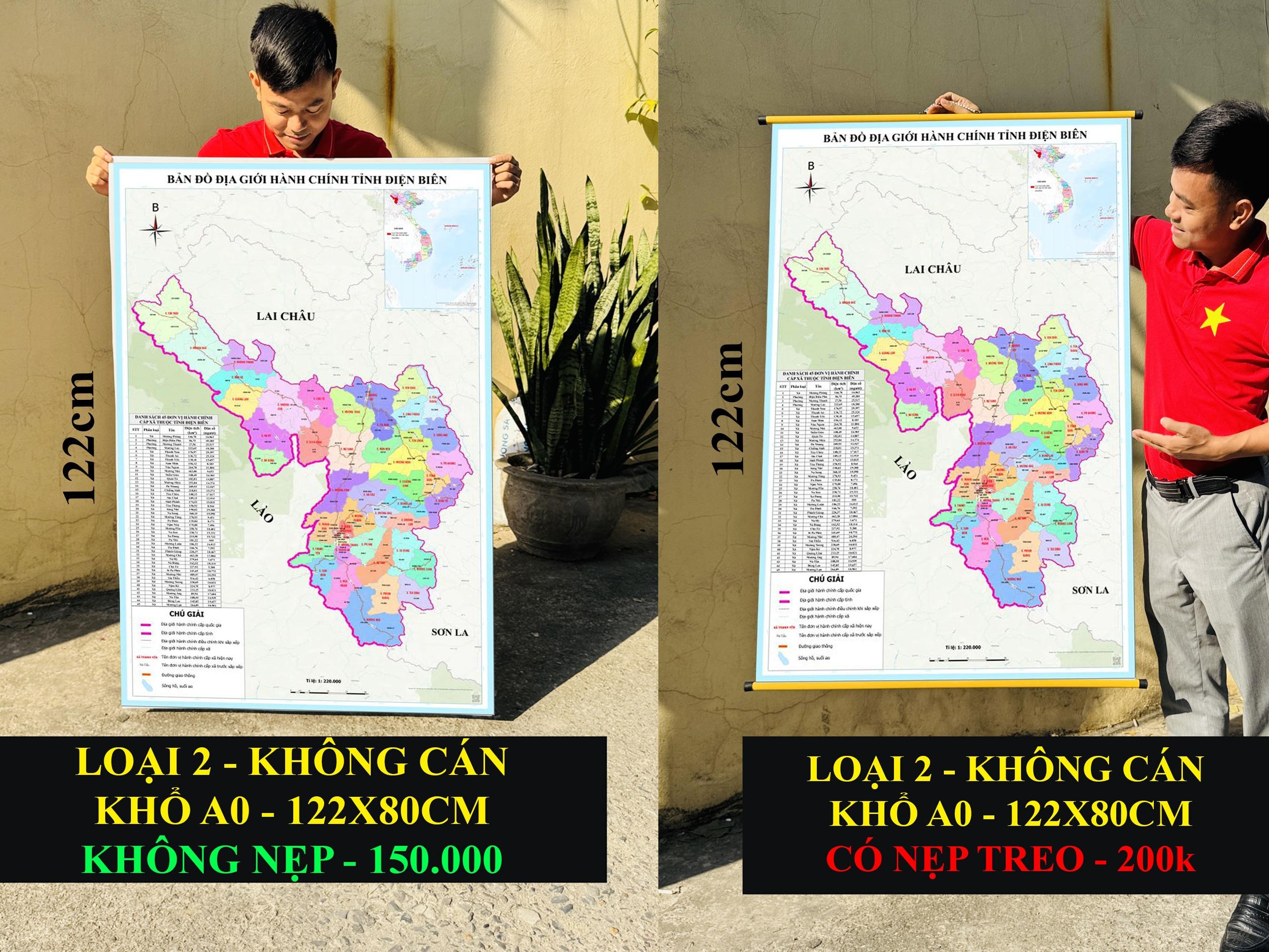 Bản Đồ Điện Biên cập nhật 2026 có cả tên xã phường mới và cũ chi tiết