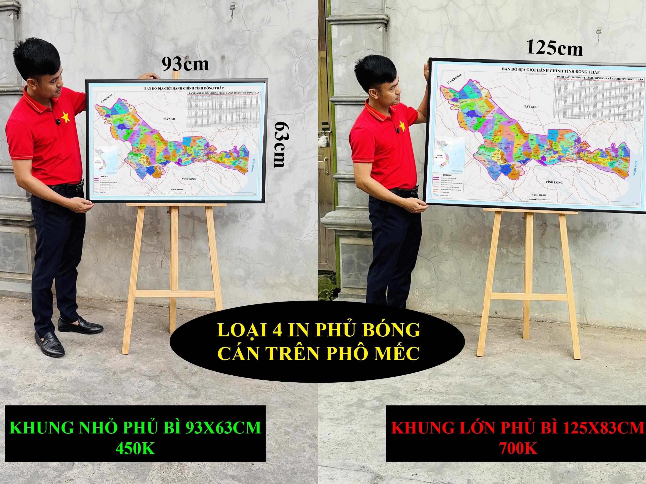 Bản Đồ Đồng Tháp (Tiền Giang và Đồng Tháp) cập nhật 2026 có cả tên xã phường mới và cũ chi tiết
