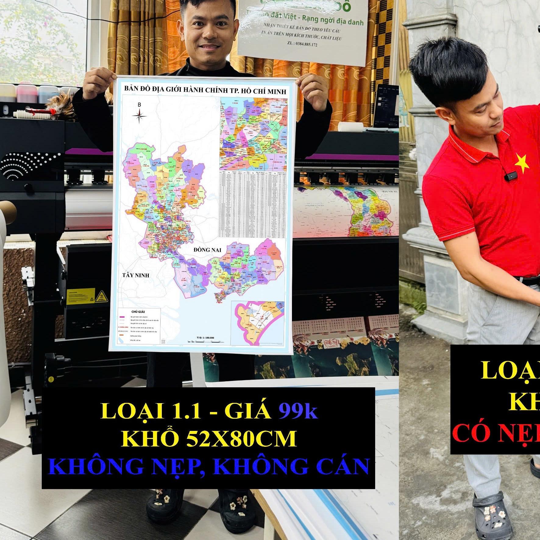 Bản Đồ TP Hồ Chí Minh (Bà Rịa - Vũng Tàu, Bình Dương và TP HCM) cập nhật 2026