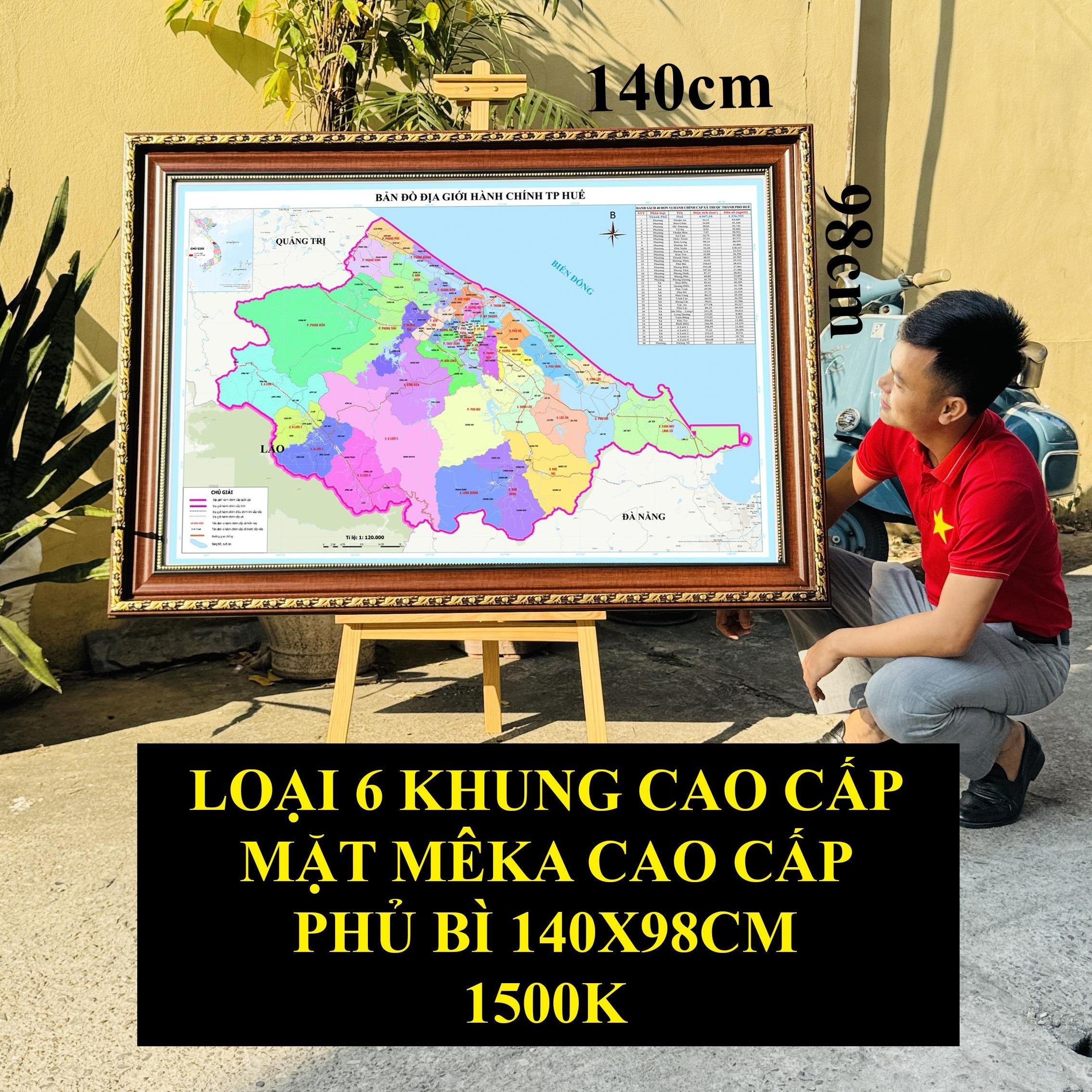 Bản Đồ TP Huế cập nhật 2026 có cả tên xã phường mới và cũ chi tiết