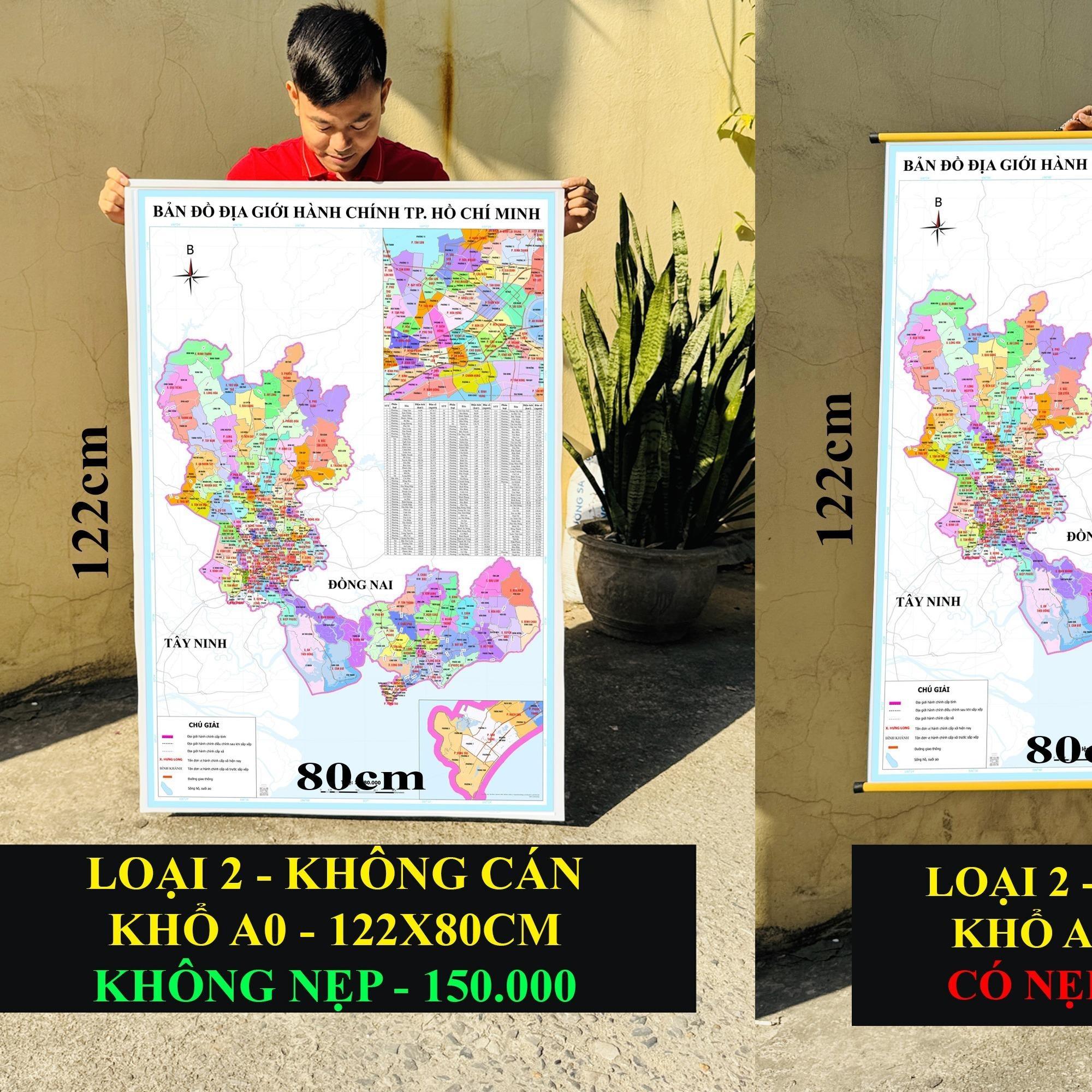 Bản Đồ TP Hồ Chí Minh (Bà Rịa - Vũng Tàu, Bình Dương và TP HCM) cập nhật 2026