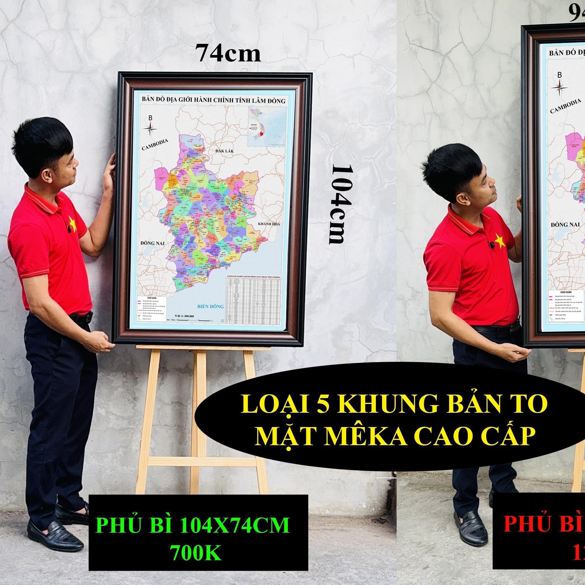 Bản Đồ Lâm Đồng (Đắk Nông, Bình Thuận và Lâm Đồng) cập nhật 2026