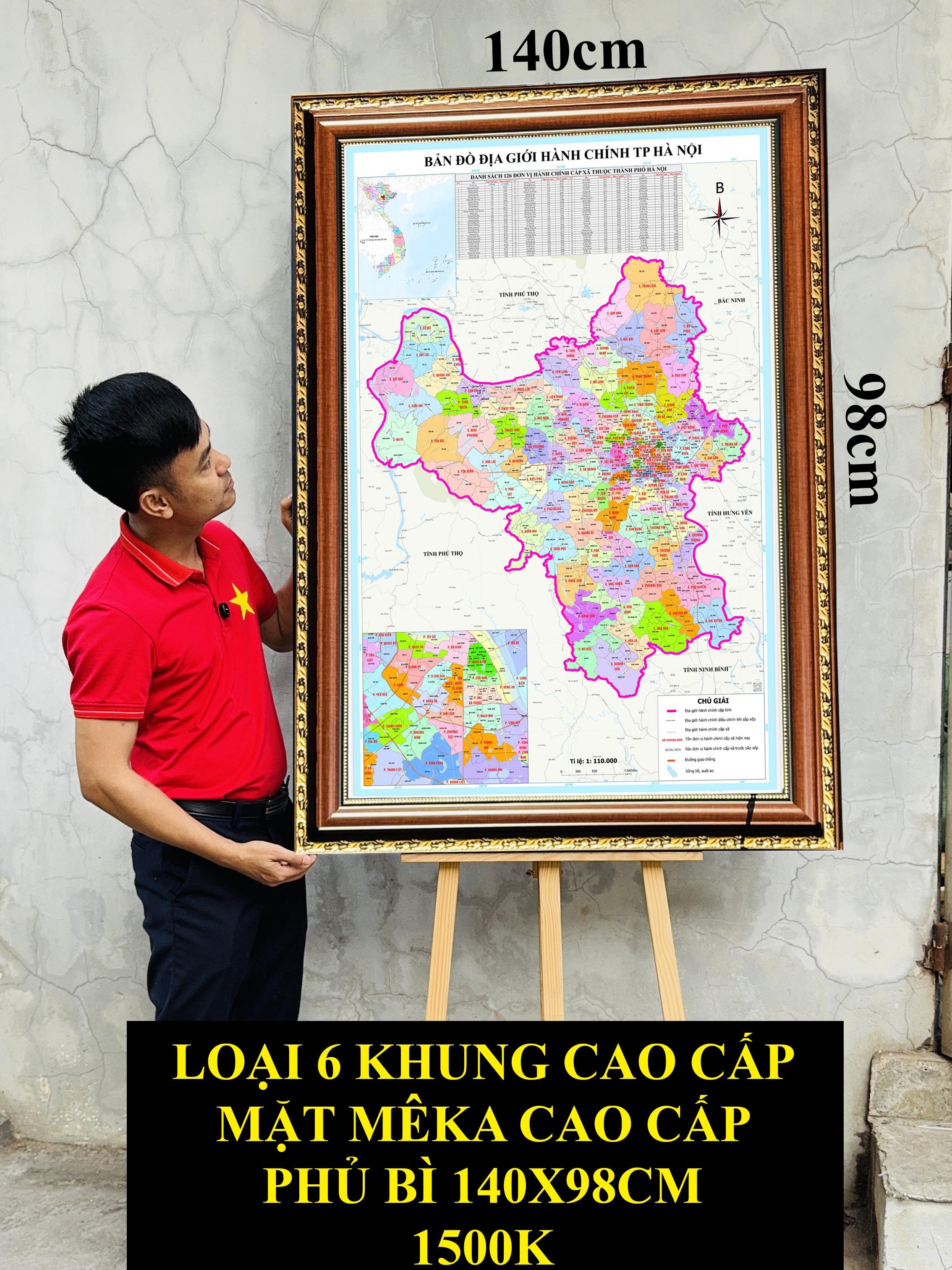 Bản Đồ TP Hà Nội cập nhật 2026 có cả tên xã phường mới và cũ chi tiết