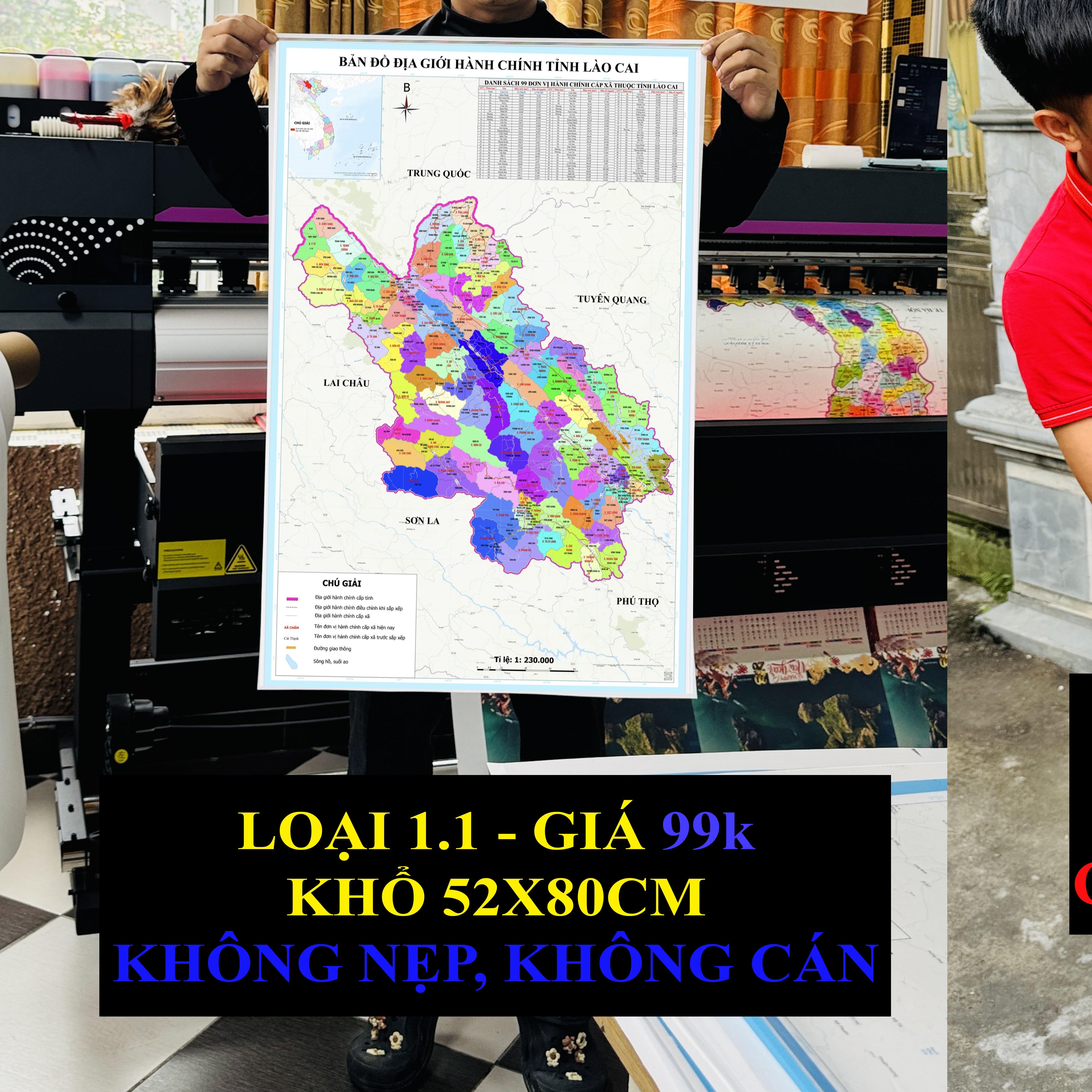 Bản Đồ Lào Cai (Lào Cai và Yên Bái) cập nhật 2026 có cả tên xã phường mới và cũ chi tiết