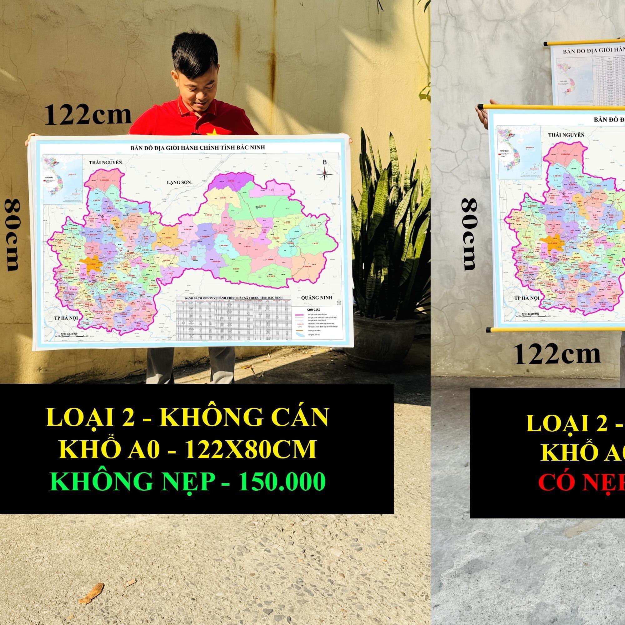 Bản Đồ Bắc Ninh (Bắc Ninh và Bắc Giang) cập nhật 2026