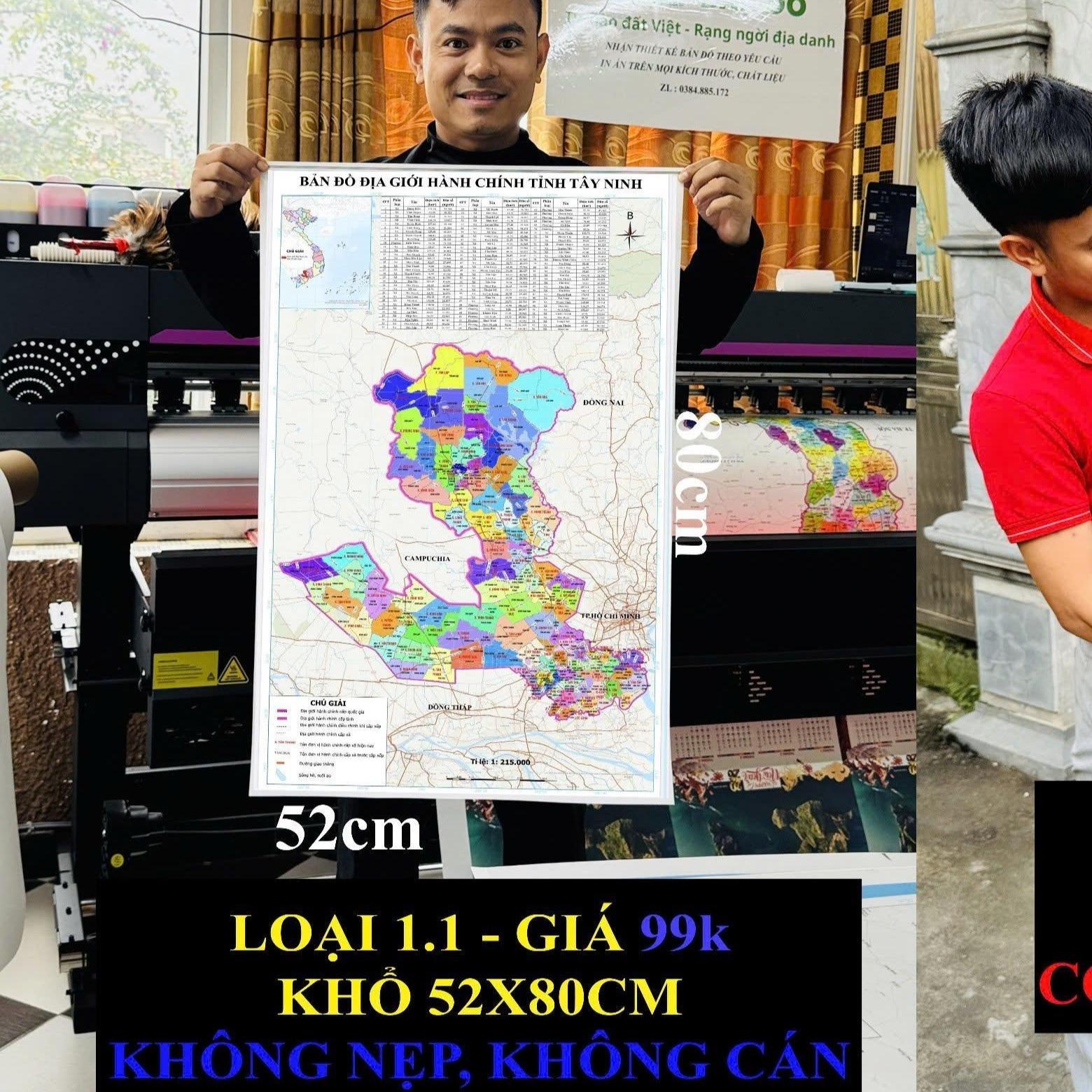 Bản Đồ Tây Ninh (Tây Ninh và Long An) cập nhật 2026 có cả tên xã phường mới và cũ chi tiết