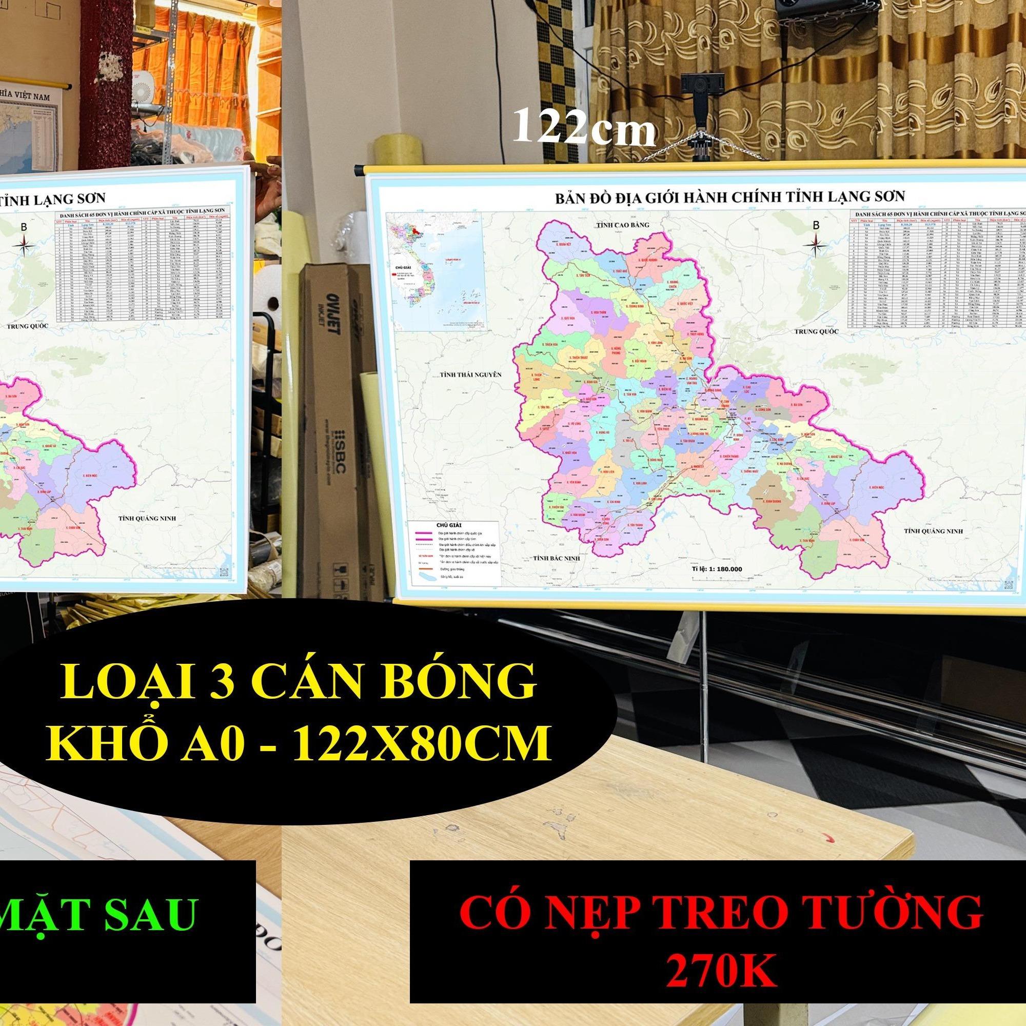 Bản Đồ Lạng Sơn cập nhật 2026 có cả tên xã phường mới và cũ chi tiết