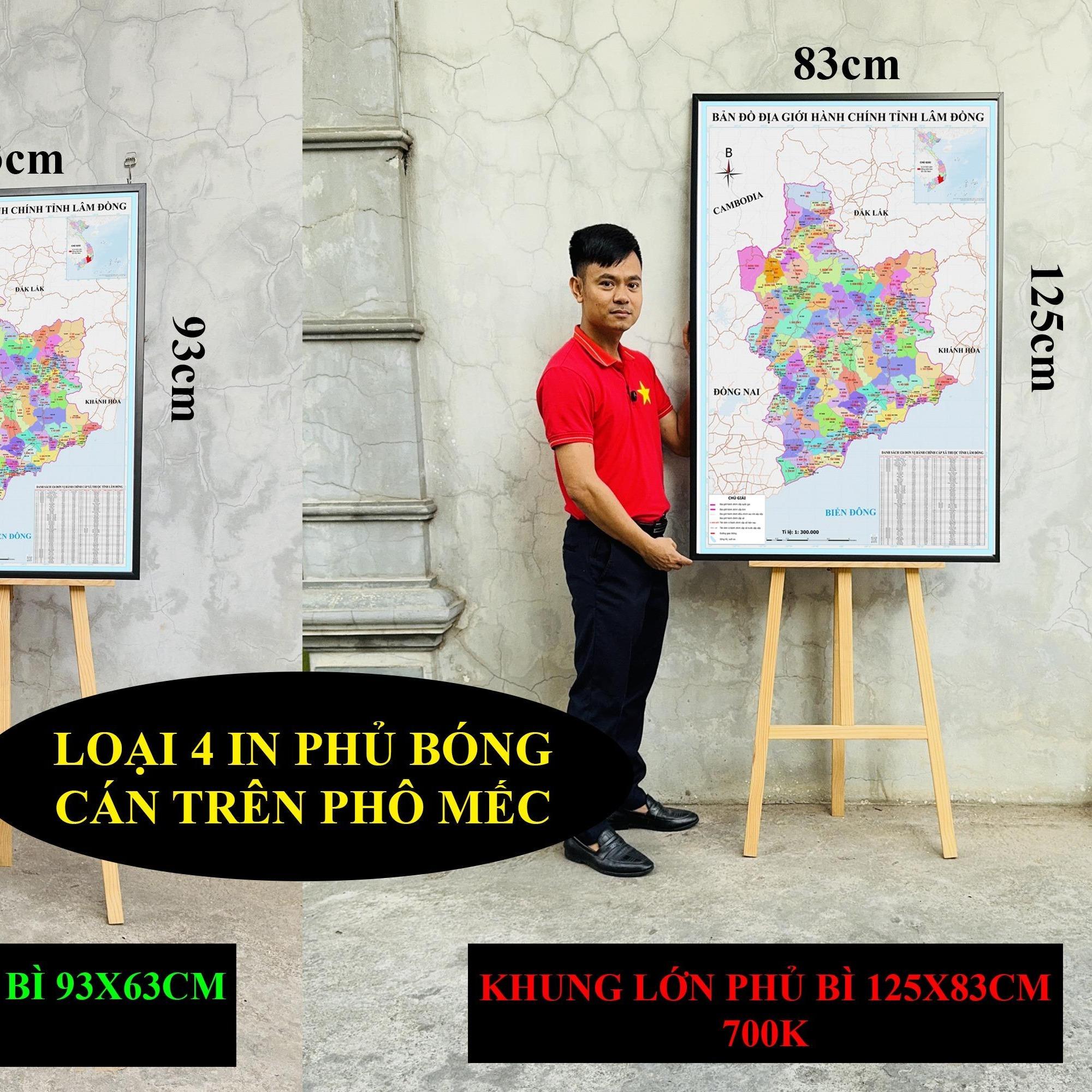 Bản Đồ Lâm Đồng (Đắk Nông, Bình Thuận và Lâm Đồng) cập nhật 2026