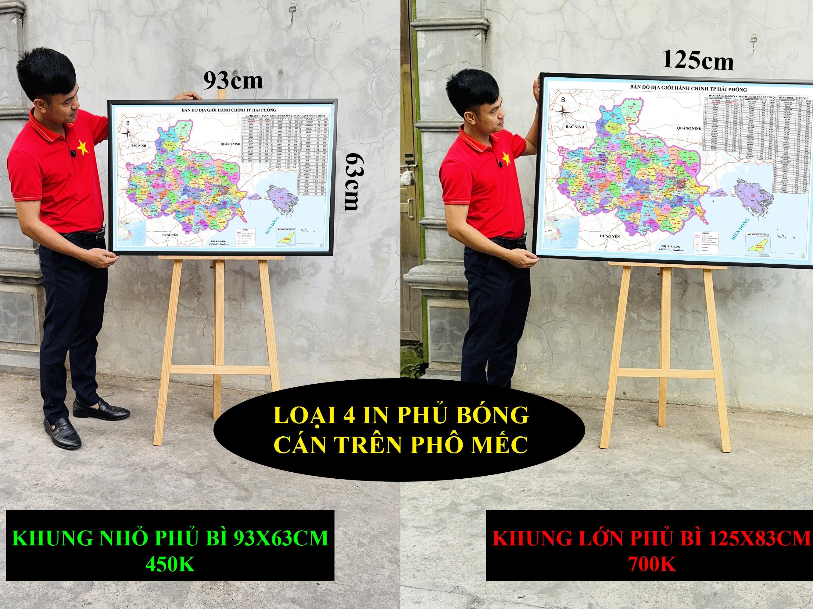Bản Đồ TP Hải Phòng (TP Hải Phòng và Hải Dương) cập nhật 2026