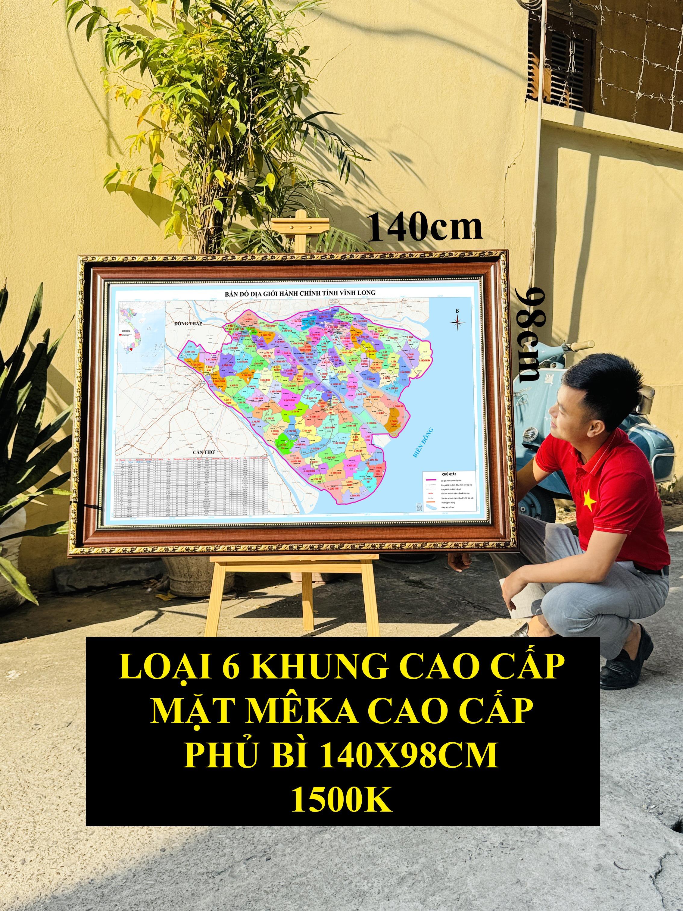 Bản Đồ Vĩnh Long (Bến Tre, Vĩnh Long và Trà Vinh) cập nhật 2026 có cả tên xã phường mới và cũ chi tiết