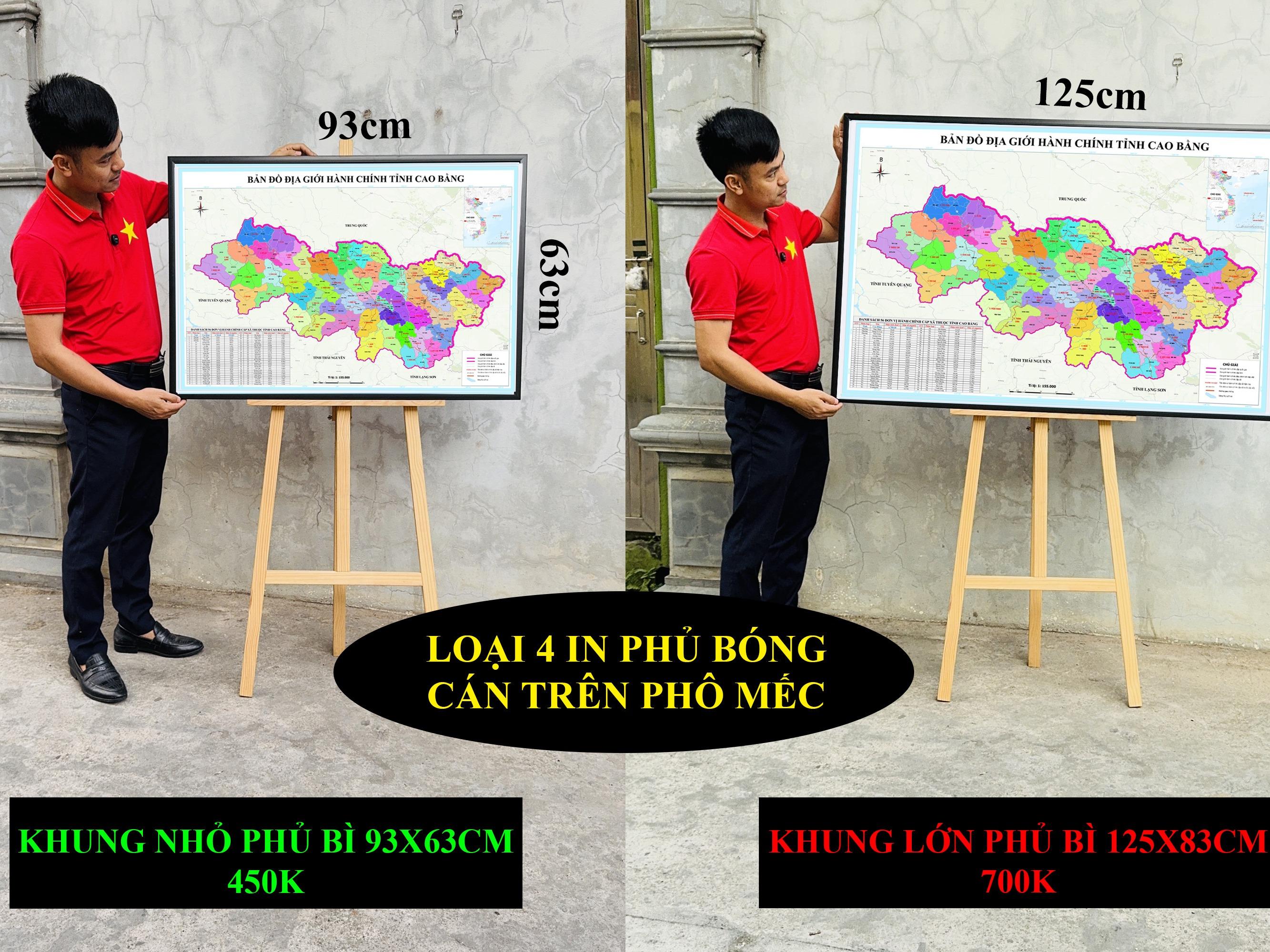 Bản Đồ Cao Bằng cập nhật 2026 có cả tên xã phường mới và cũ chi tiết