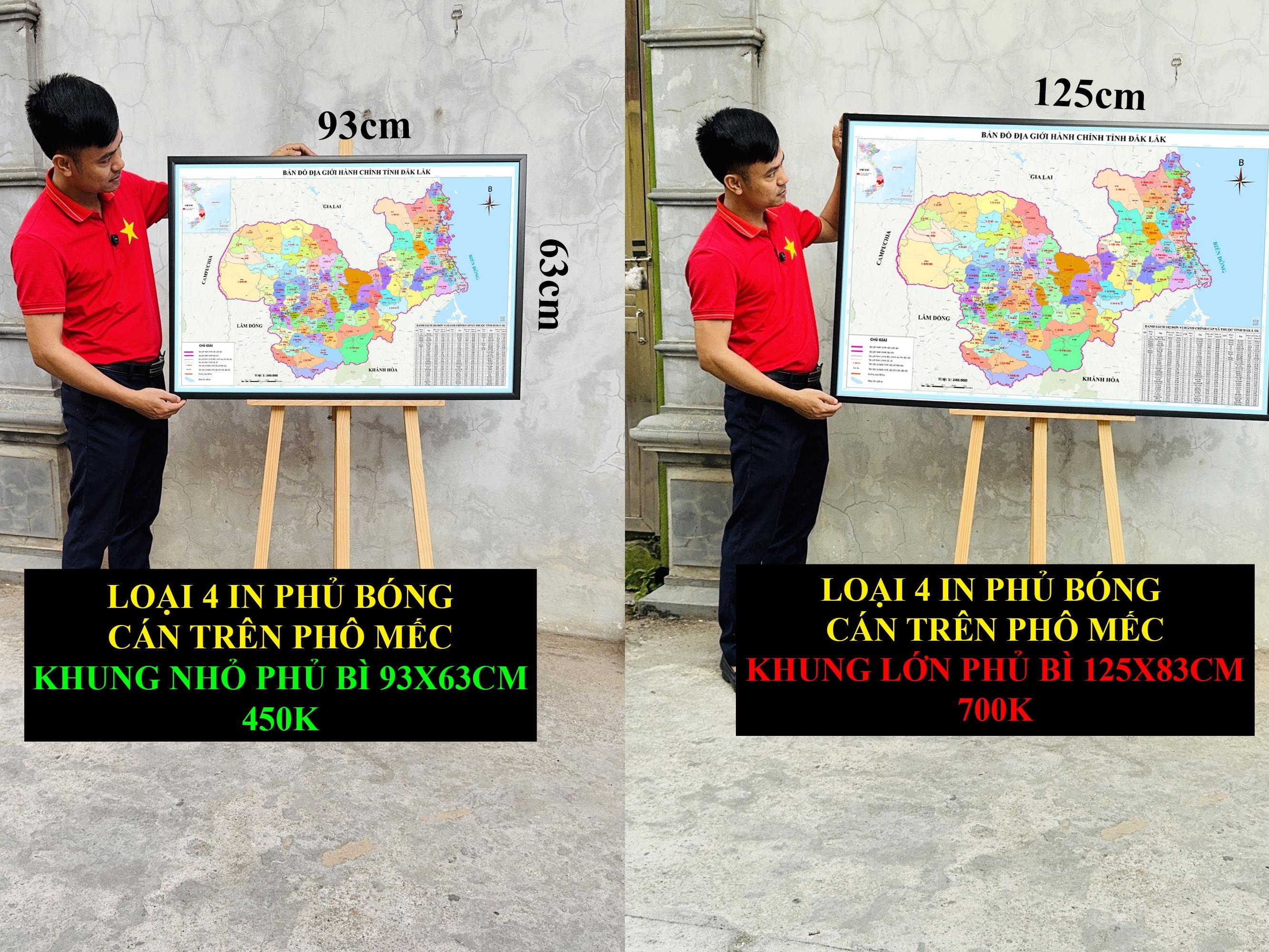 Bản Đồ Đắk Lắk (Phú Yên và Đắk Lắk) cập nhật 2026