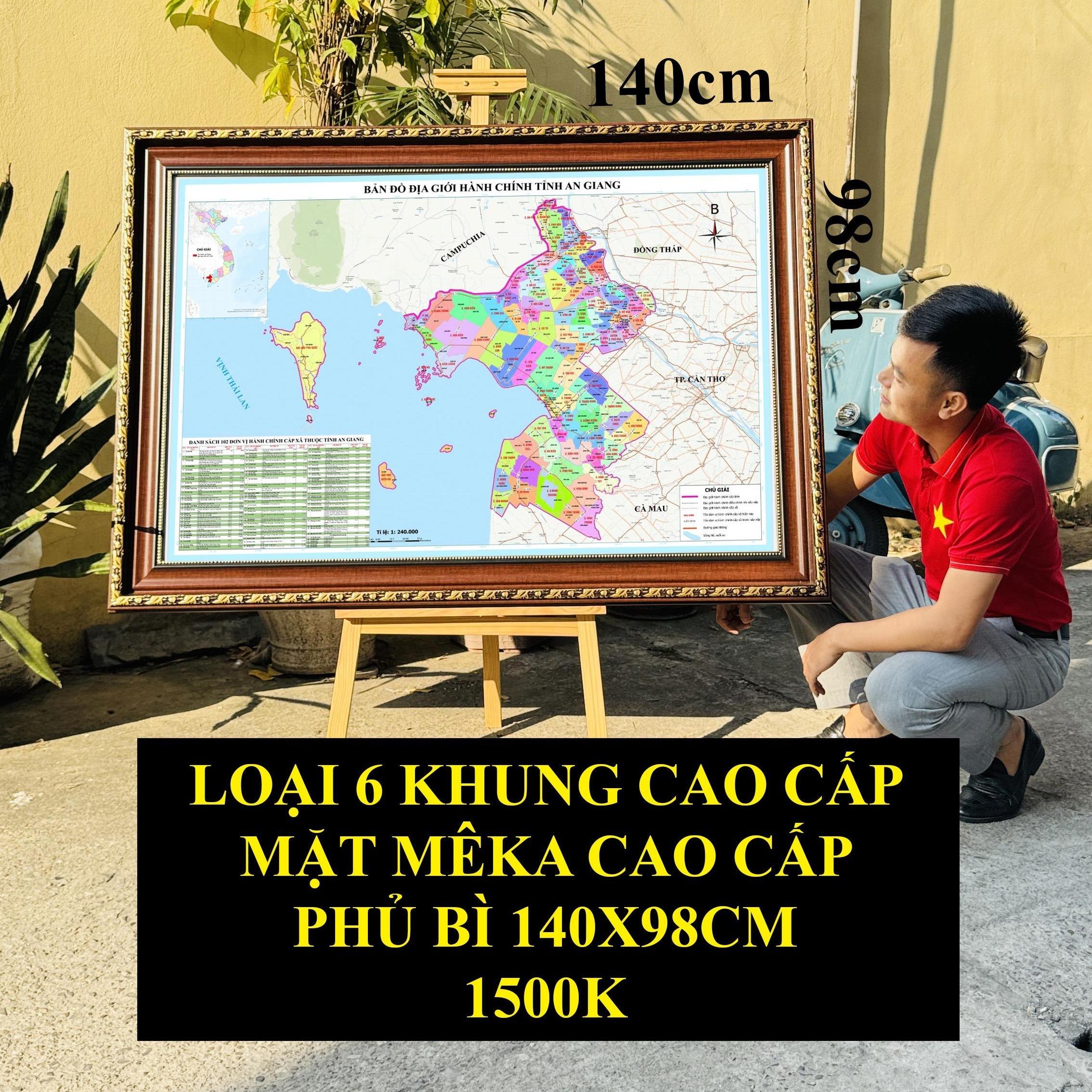 Bản Đồ An Giang (Kiên Giang và An Giang) cập nhật 2026 có cả tên xã phường mới và cũ chi tiết