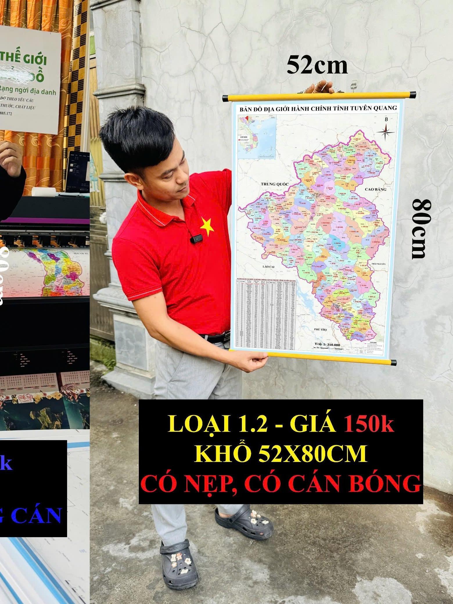 Bản Đồ Tuyên Quang cập nhật 2026 có cả tên xã phường mới và cũ chi tiết