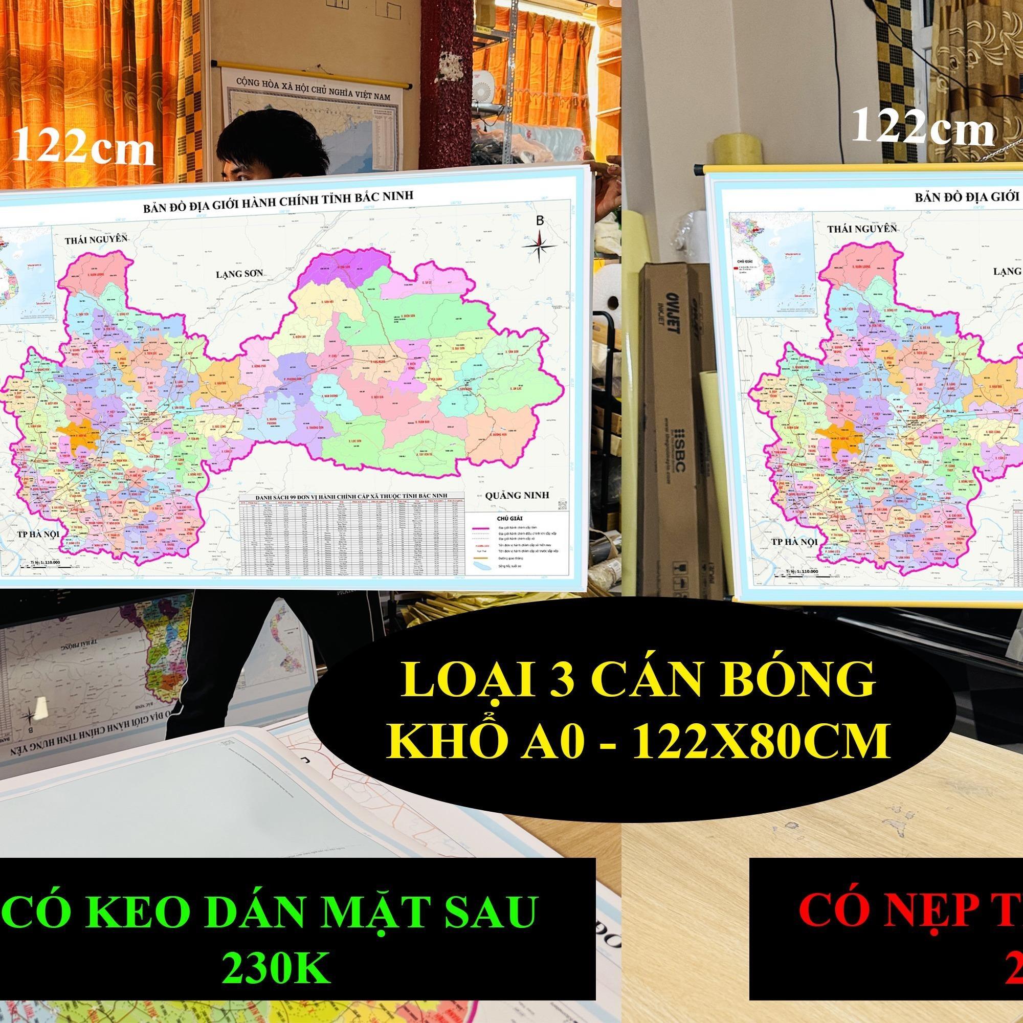 Bản Đồ Bắc Ninh (Bắc Ninh và Bắc Giang) cập nhật 2026