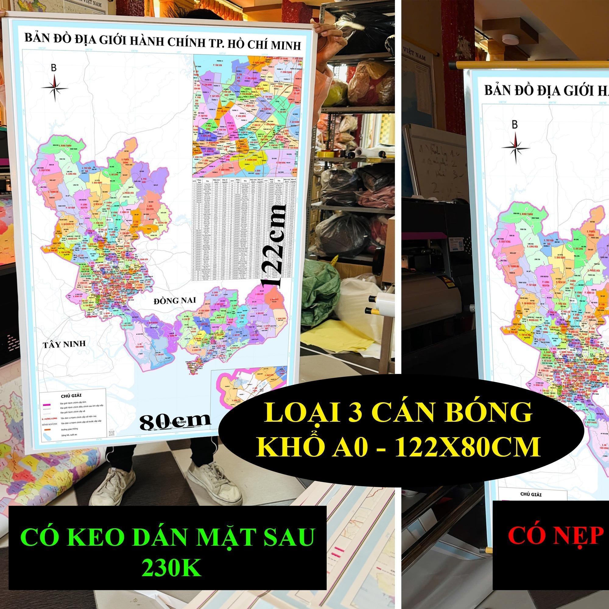 Bản Đồ TP Hồ Chí Minh (Bà Rịa - Vũng Tàu, Bình Dương và TP HCM) cập nhật 2026