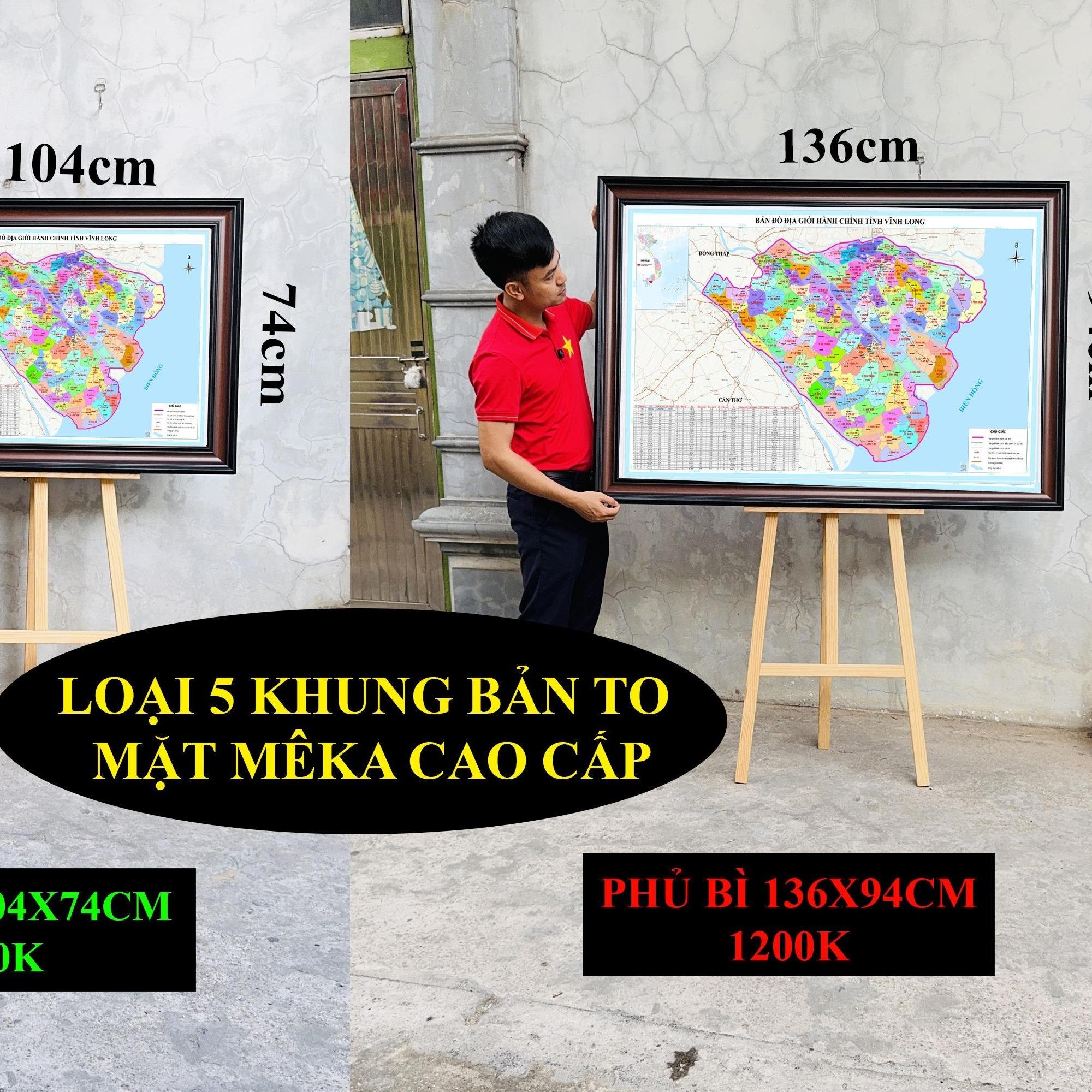 Bản Đồ Vĩnh Long (Bến Tre, Vĩnh Long và Trà Vinh) cập nhật 2026 có cả tên xã phường mới và cũ chi tiết